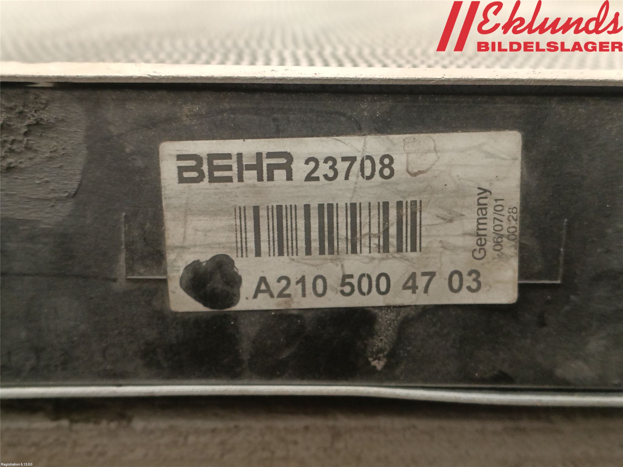 Mercedes-Benz MB E-KLASS (W210) 96-03 Kylare Aut