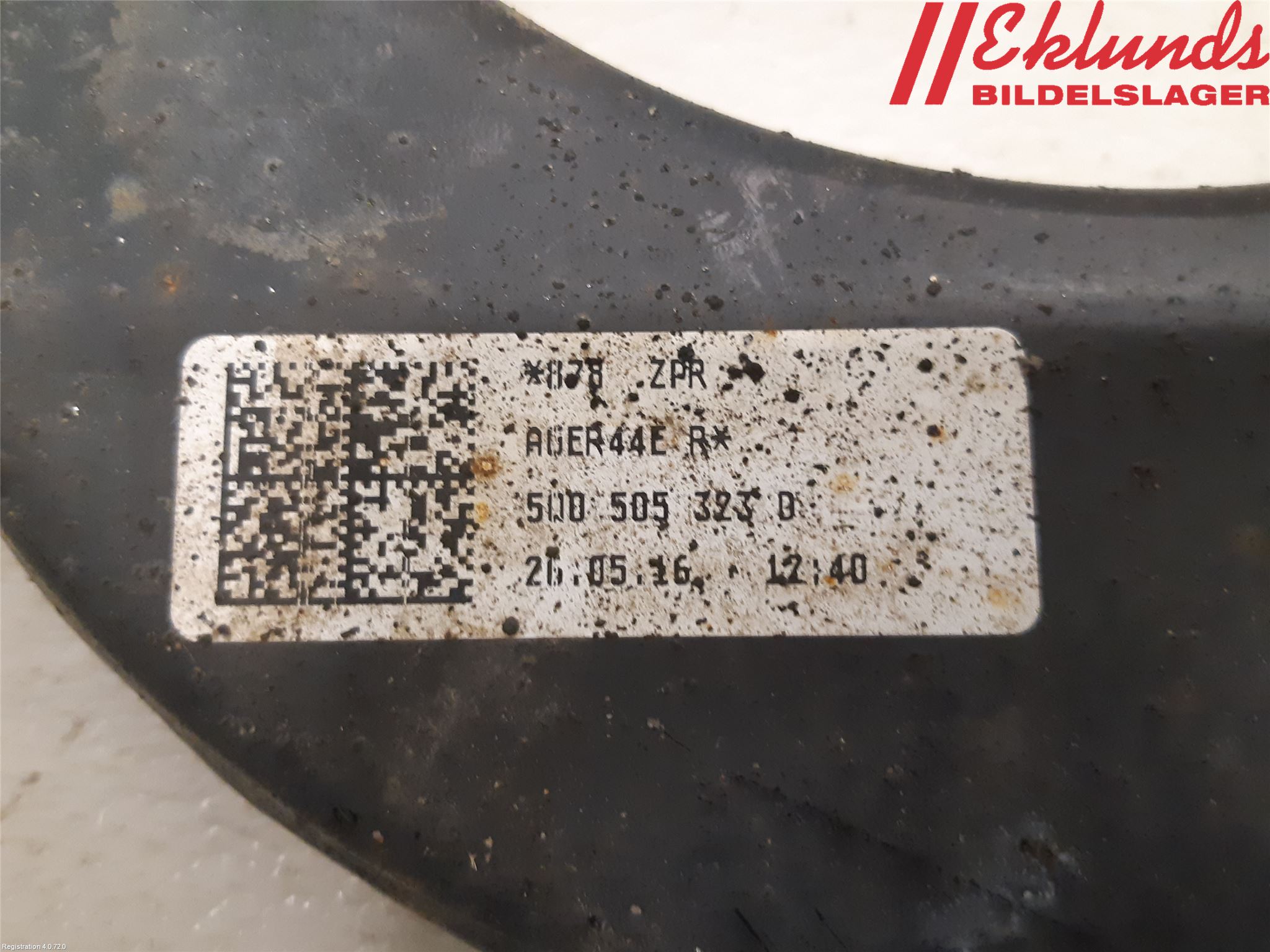 Volkswagen VW GOLF / E-GOLF VII 13-20 Bärarm Bak Övre Vänster
