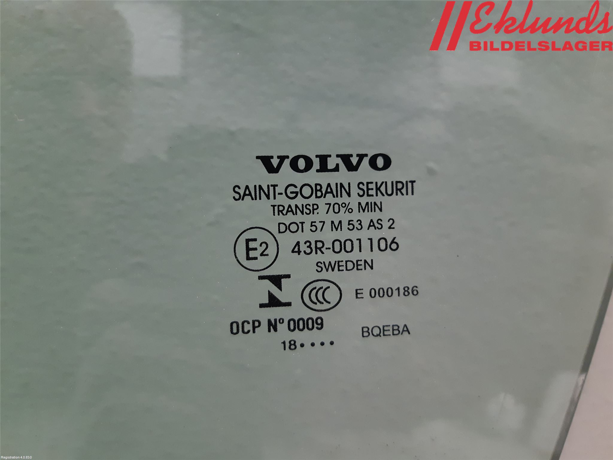 Volvo V90 17->> Dörruta Fram Vänster