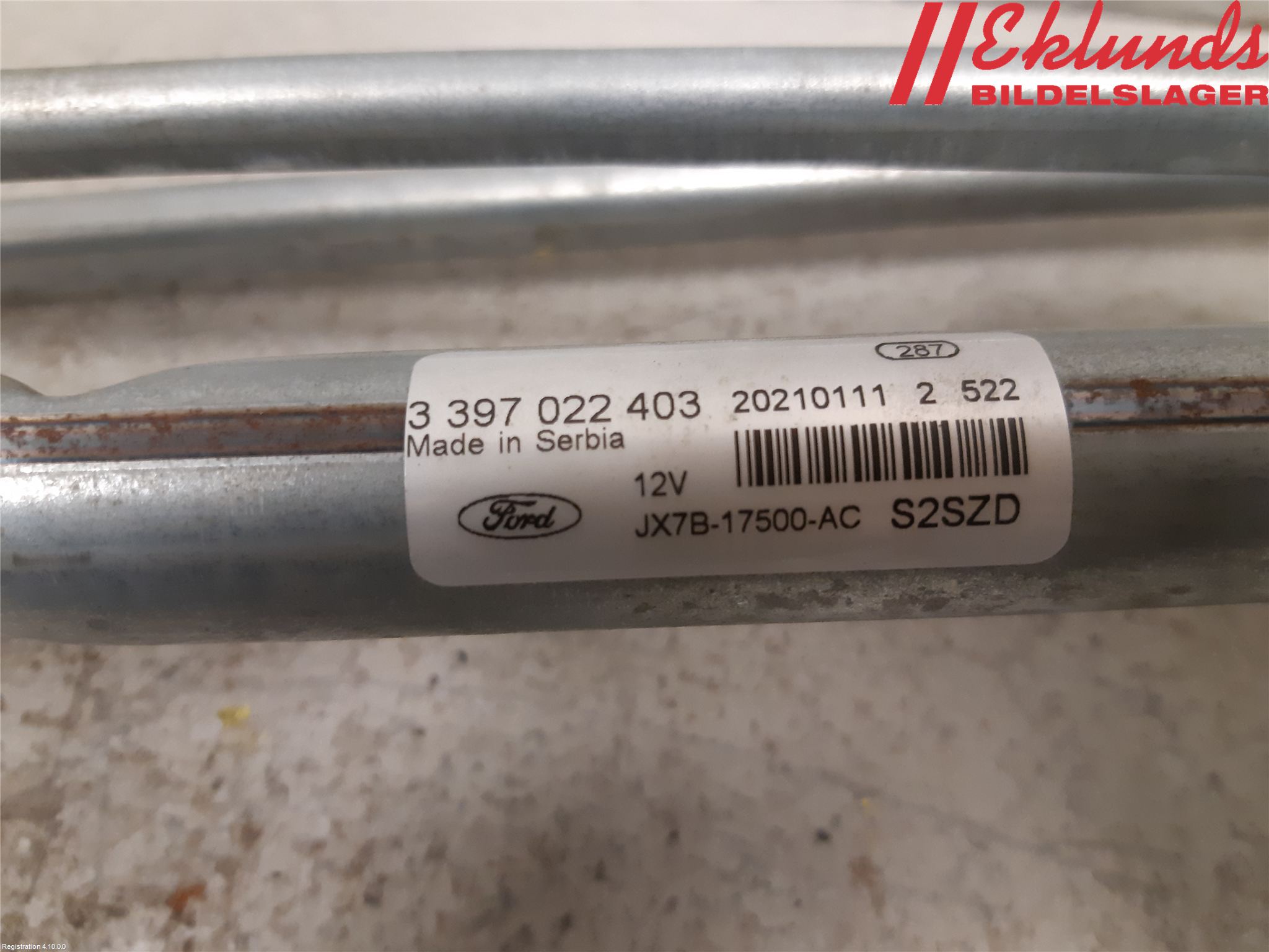 Ford FOCUS 19- Torkarmekanism Vindruta