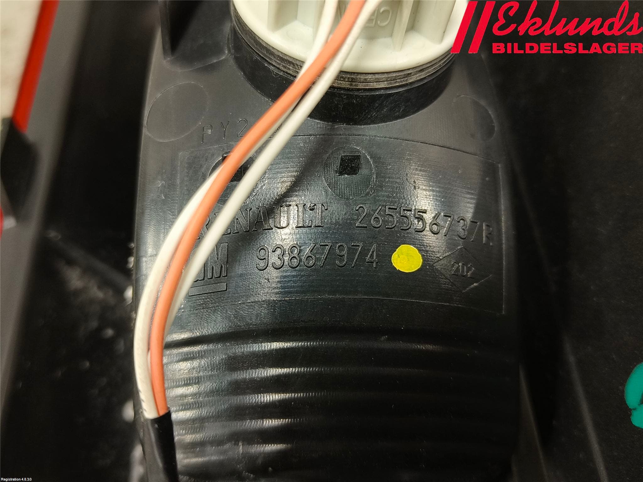 Opel VIVARO 15-19 Bakljus Vänster