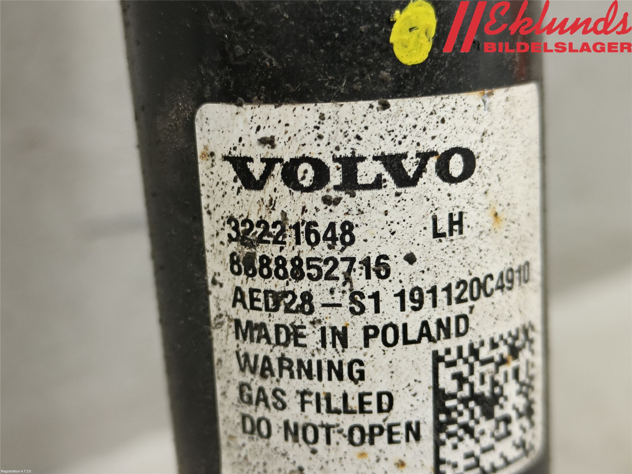 Volvo XC40/RECHARGE 18- Stötdämpare Bak