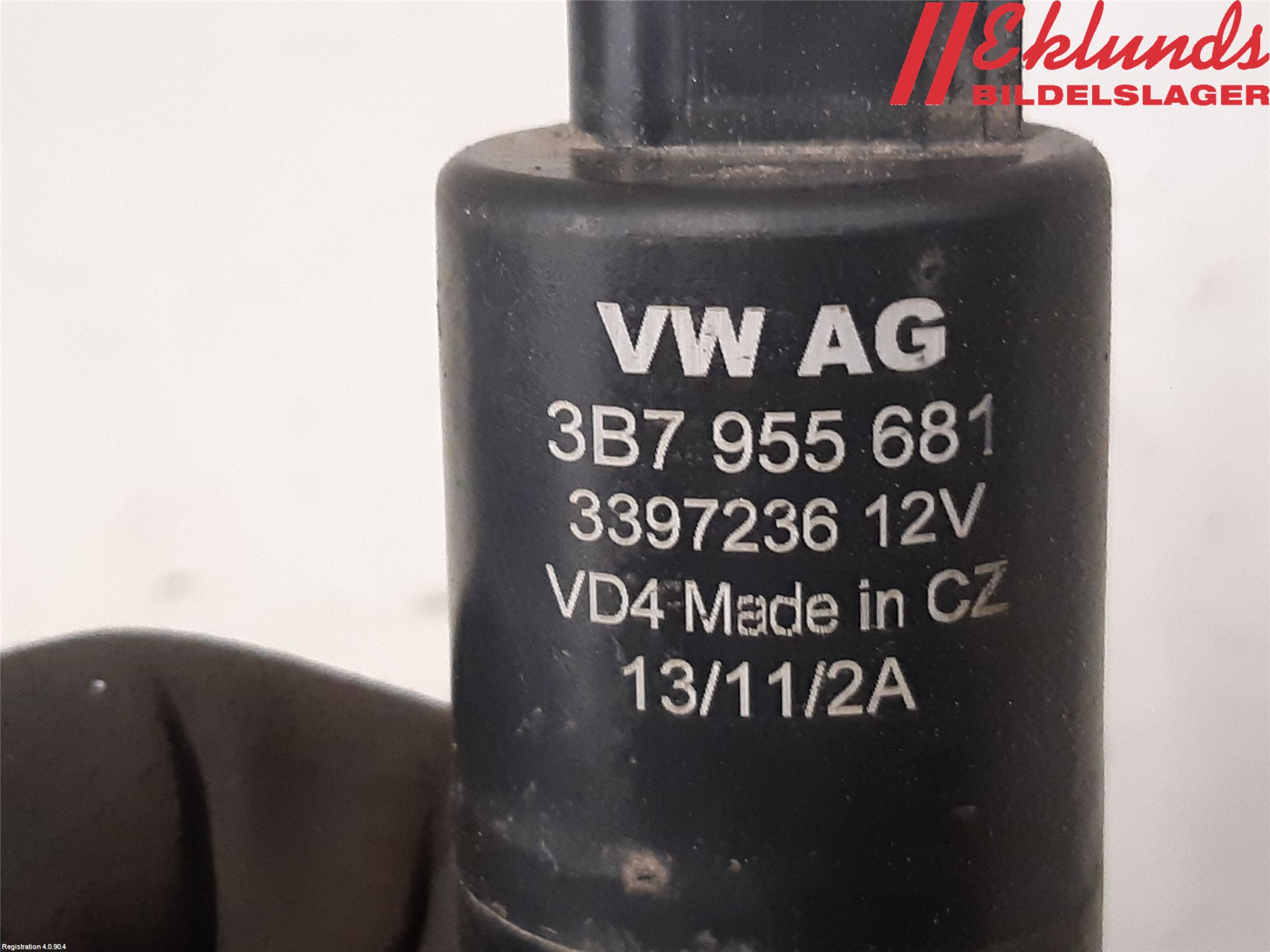 Volkswagen VW GOLF VI 09-13 Spolarpump Högtryck