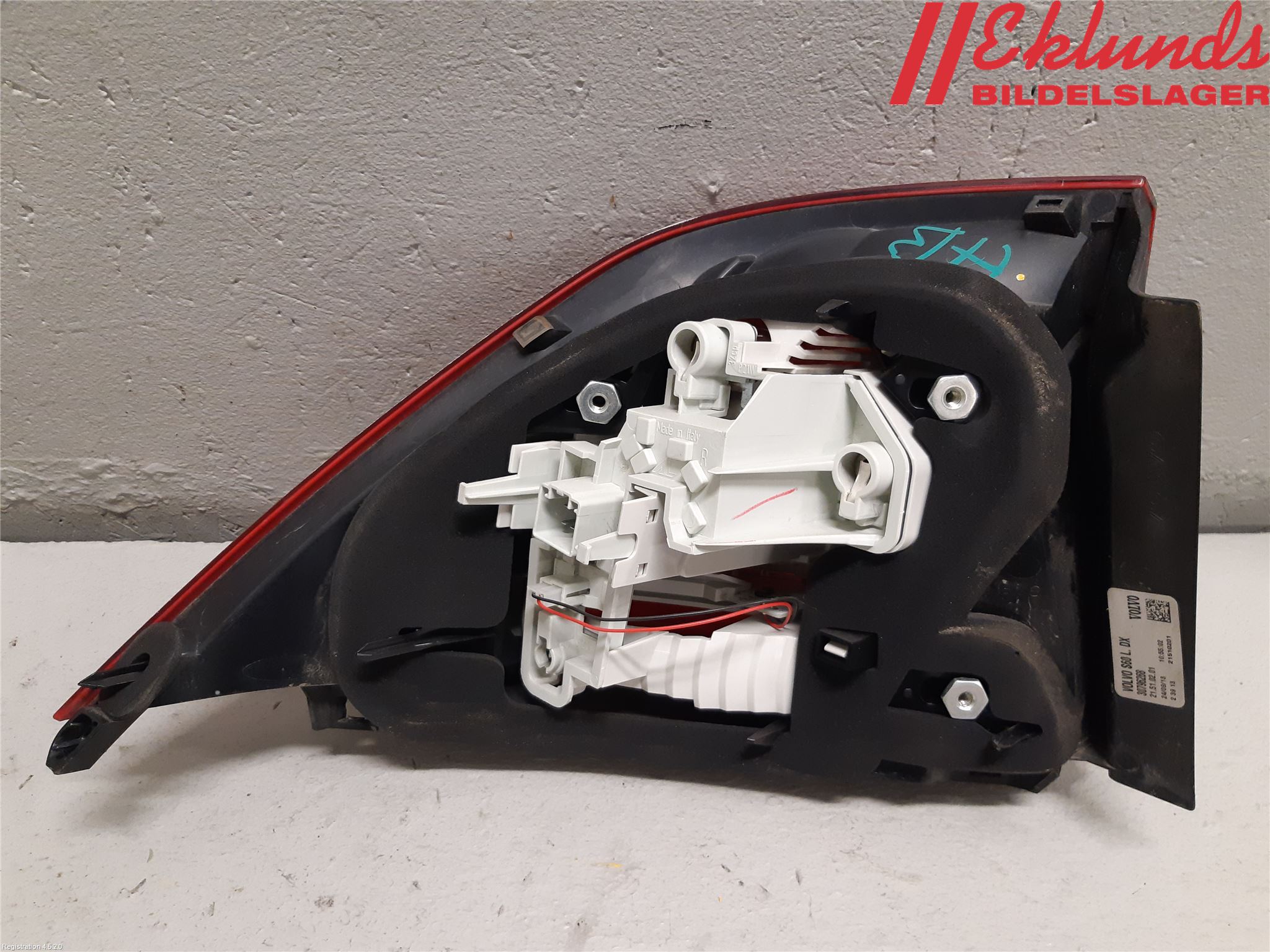 Volvo S60 14-18 Bakljus Höger