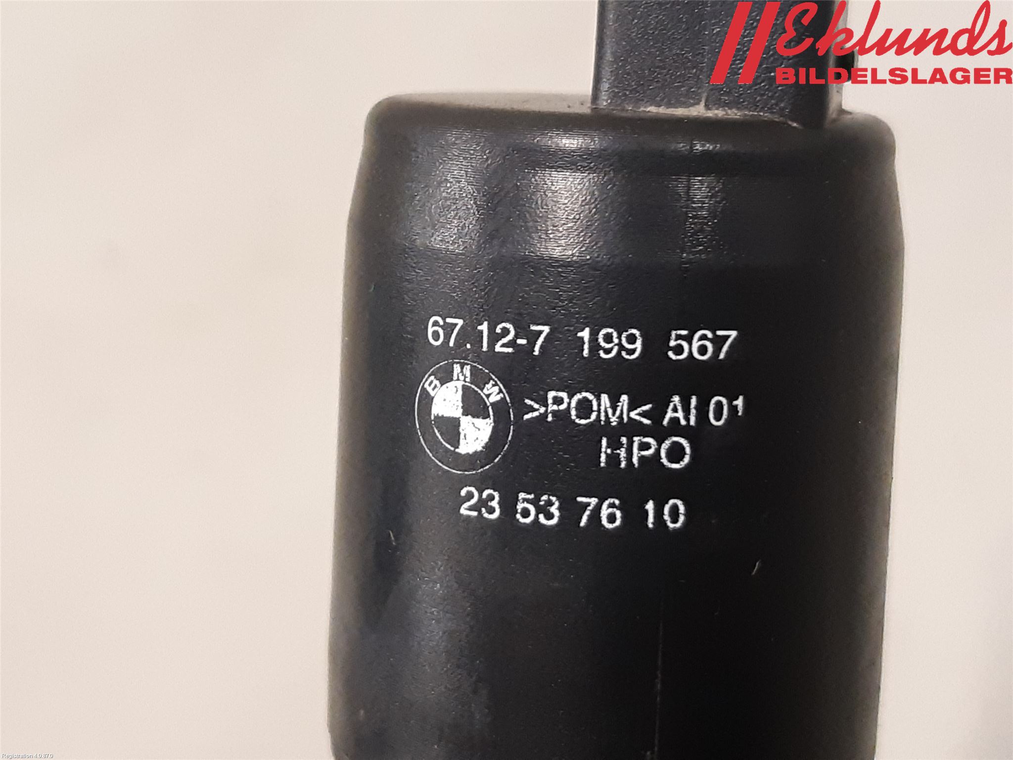 BMW 1 E87/81 5D/3D 03-11 Spolarpump Baklucka