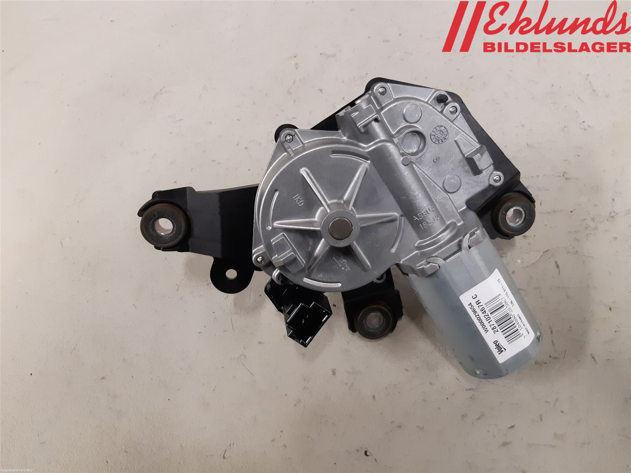 Dacia LODGY 12-18 Torkarmotor Baklucka