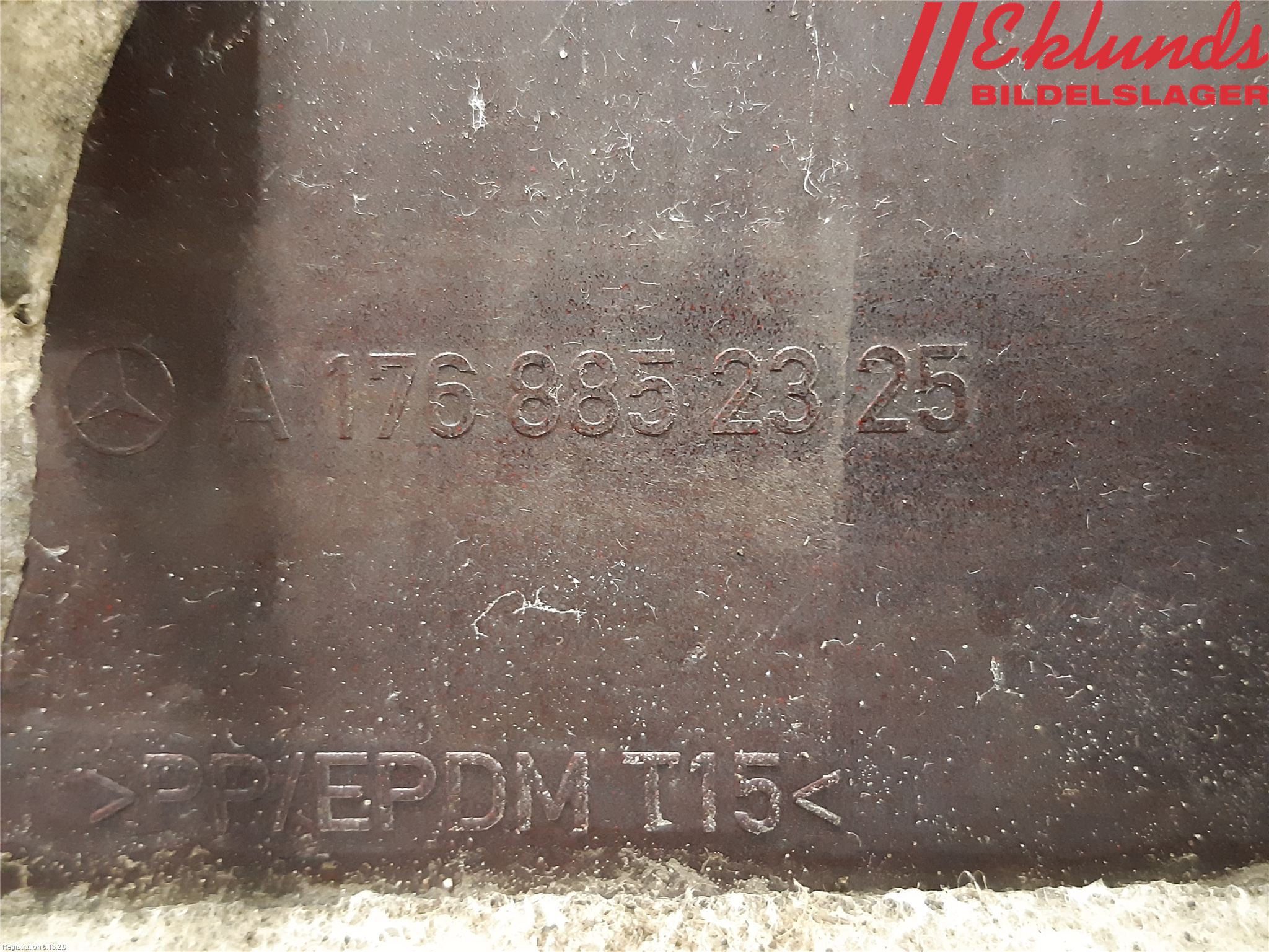 Mercedes-Benz MB A-KLASS (W176) 13-18 Stötfångarbeklädnad Bak