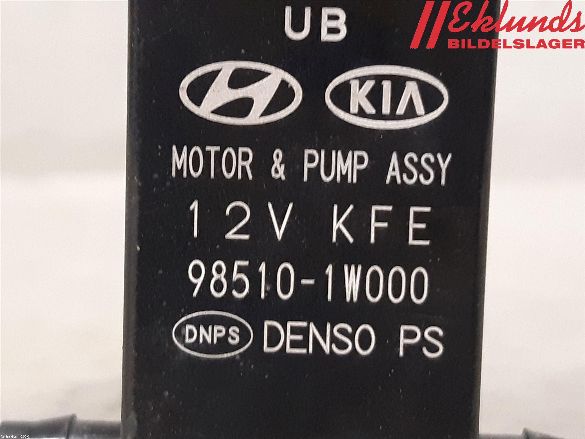 Kia CEED 12-18 Spolarpump Vindruta