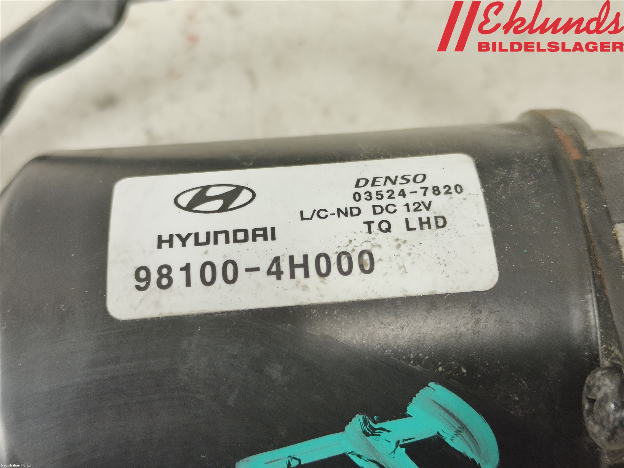 Hyundai H-1/STAREX 08-21 Torkarmotor Vindruta