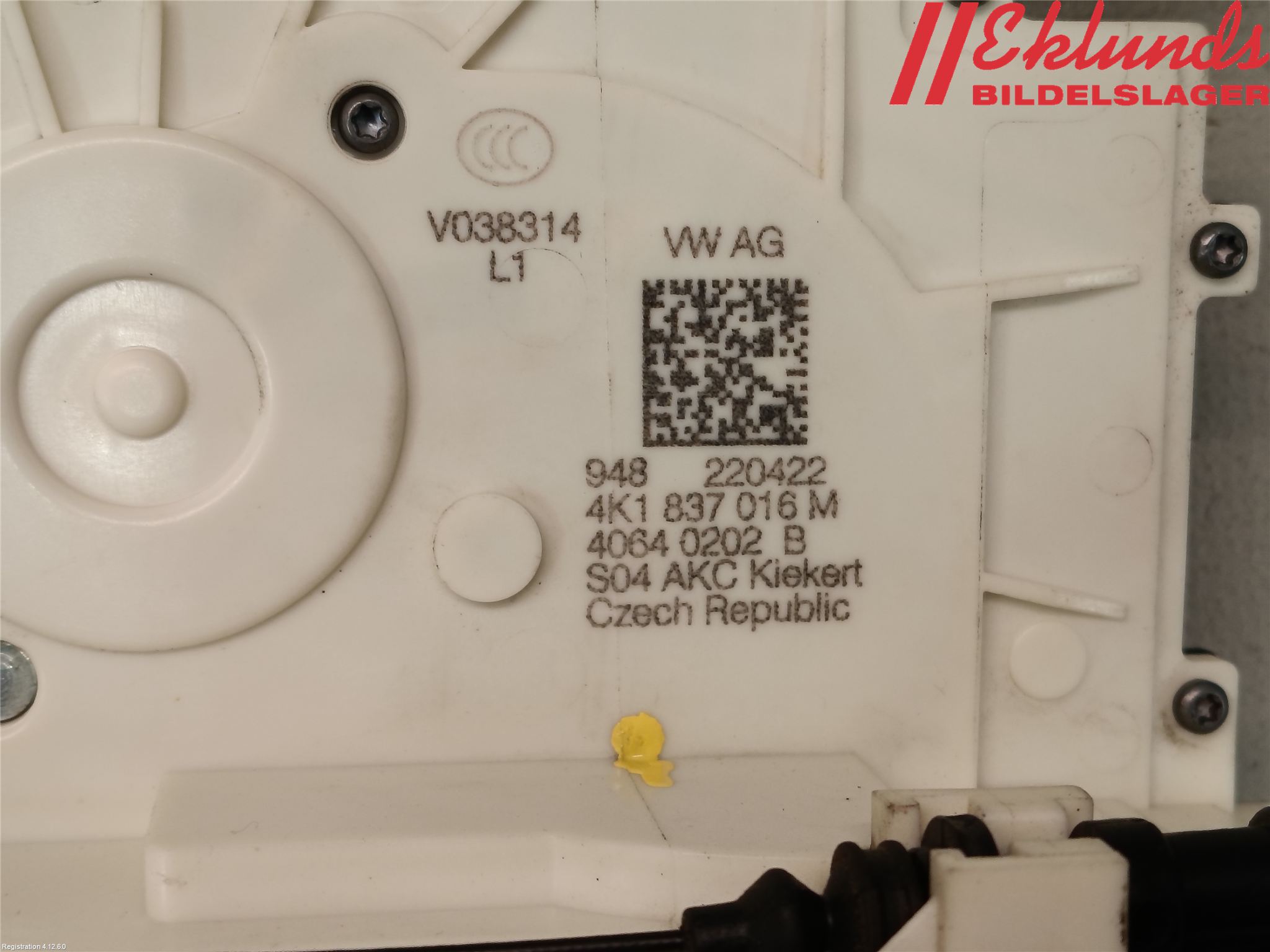 Volkswagen VW ID.4 21- Låskista-Dörrlås