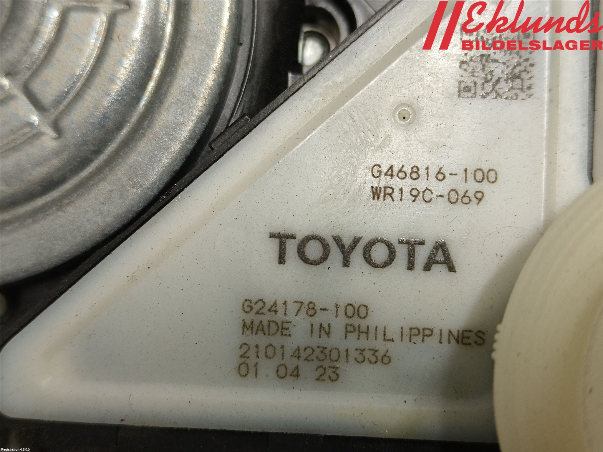 Toyota COROLLA 19- Fönsterhiss El Kompl