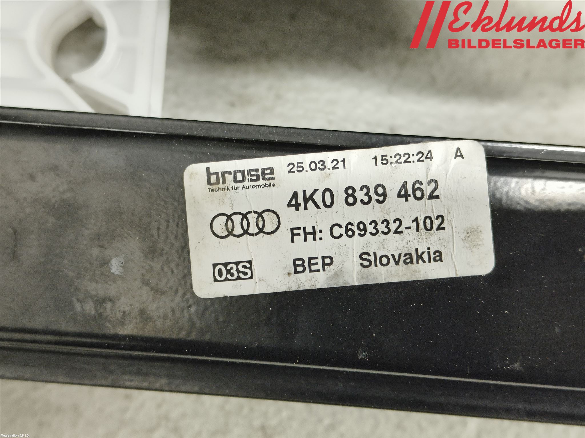 Audi A6 F2/C8 19- Fönsterhiss El Kompl