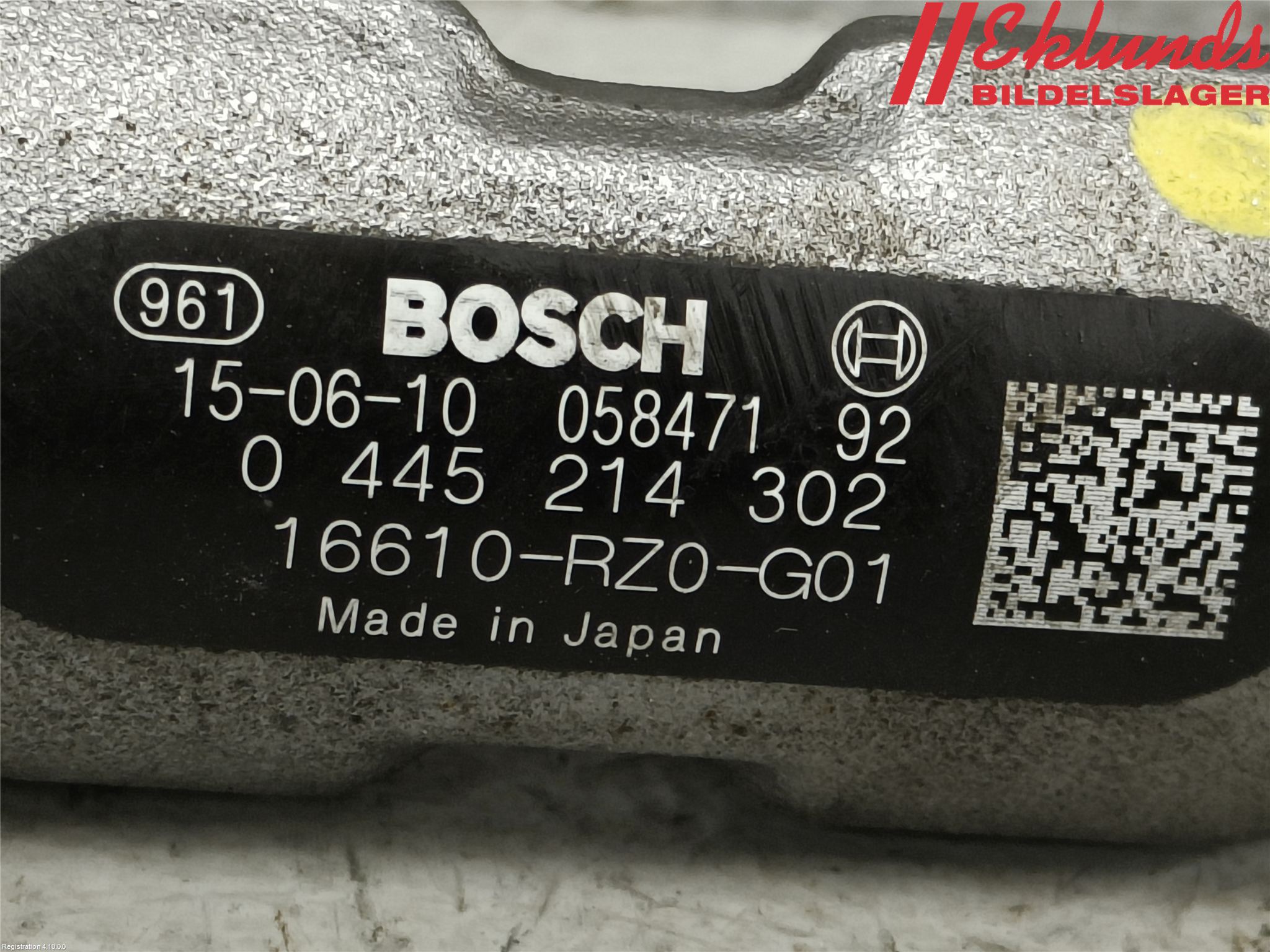 Honda CR-V 13-18 Inj. Fuelrail