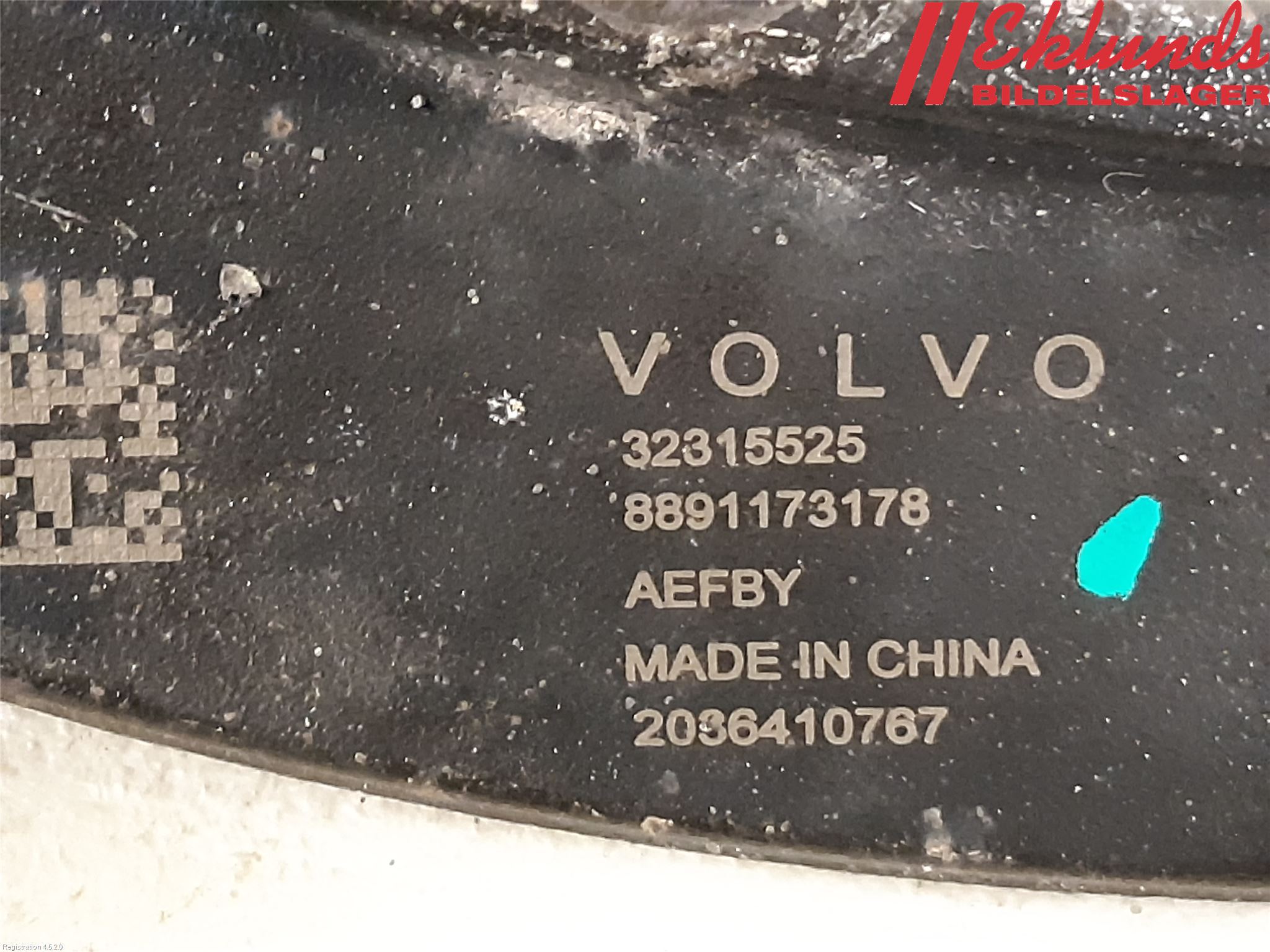 Volvo XC40/RECHARGE 18- Bärarm Bak Vä-Hö