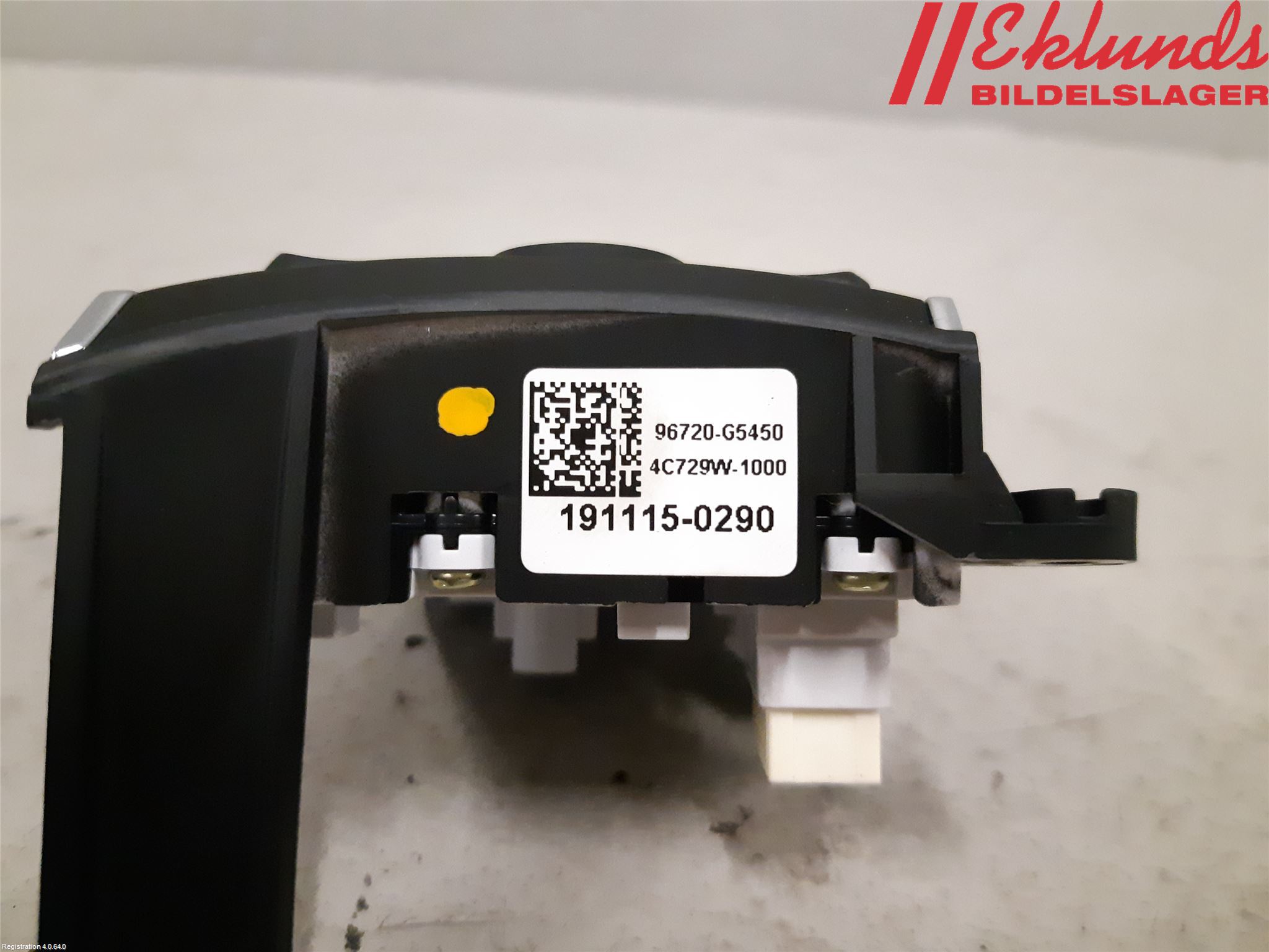 Kia NIRO (DE) 17-22 Cd Radio - Multimediapanel