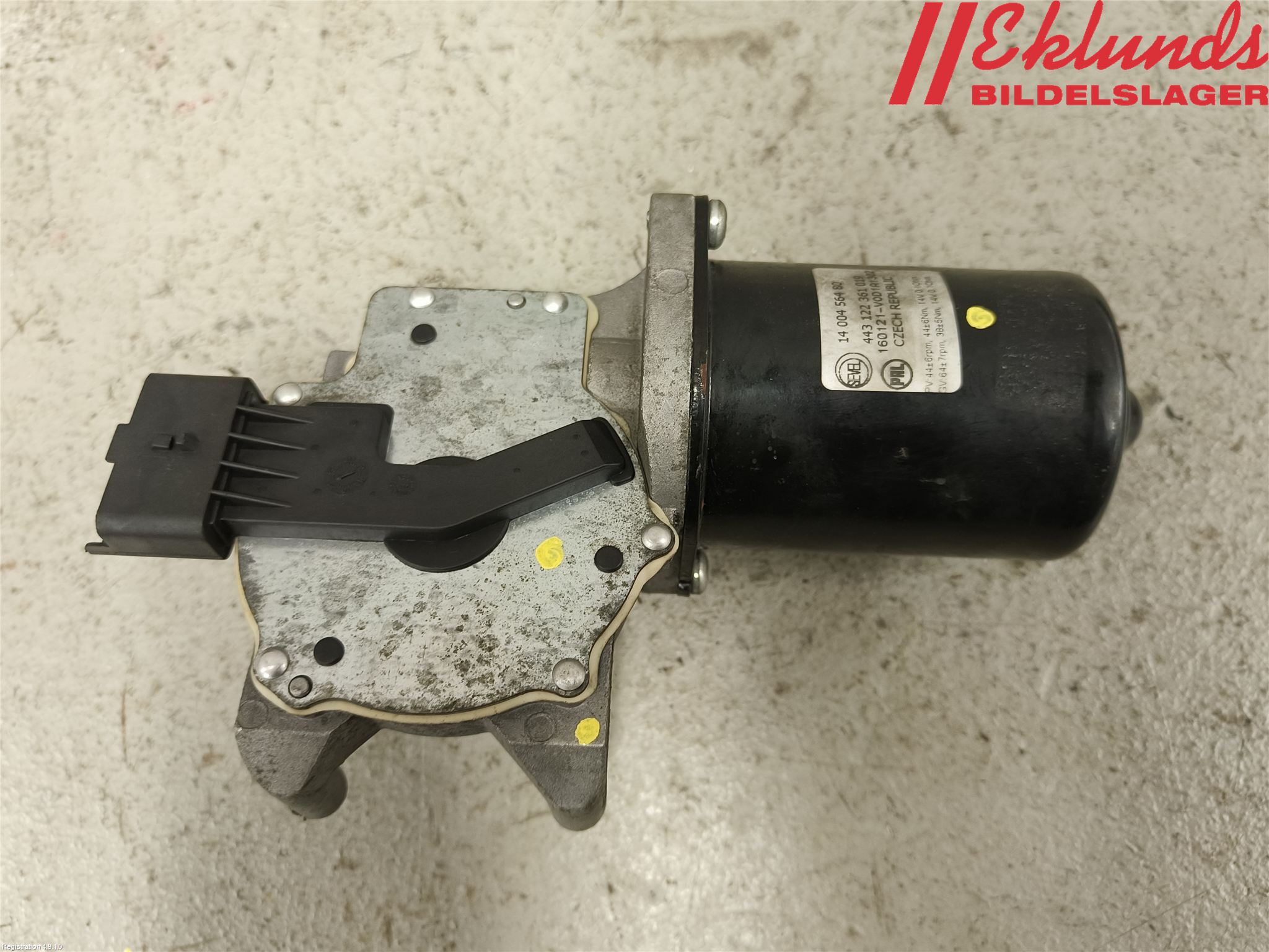 Peugeot EXPERT 15-16 Torkarmotor Vindruta