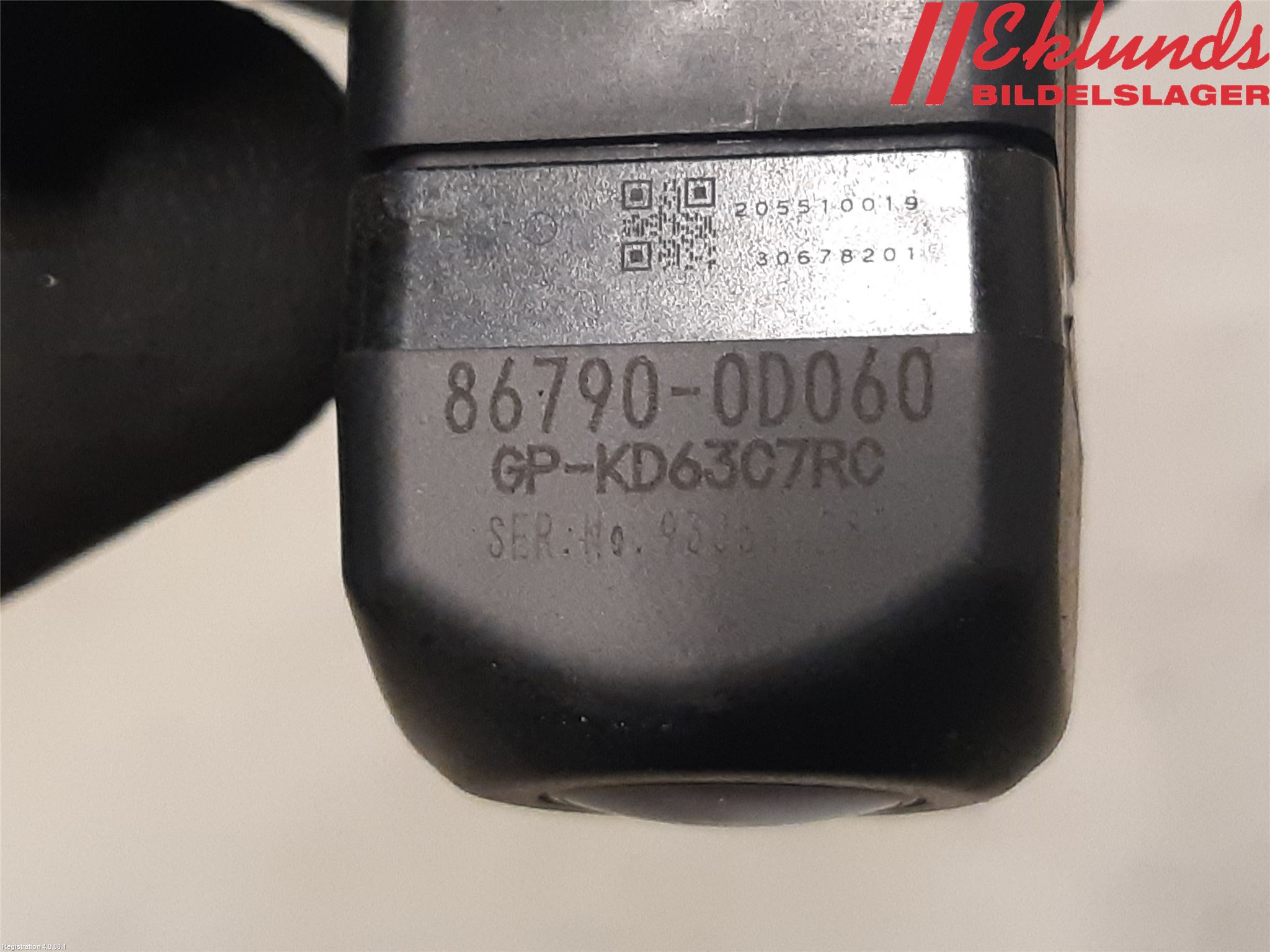 Toyota YARIS XP130 15-20 Parkeringshjälp Kamera