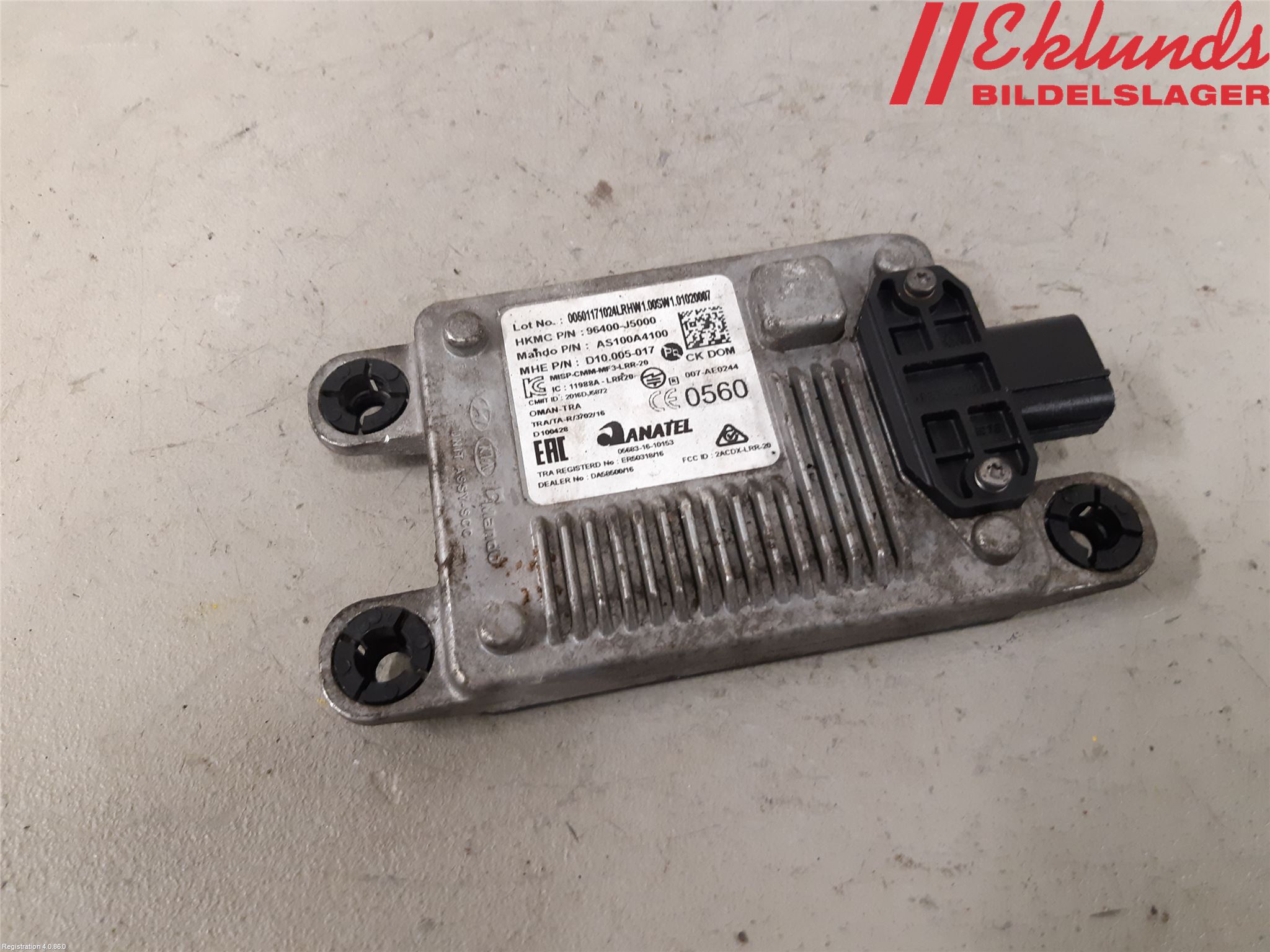 Kia STINGER 18- Styrenhet Farthållare