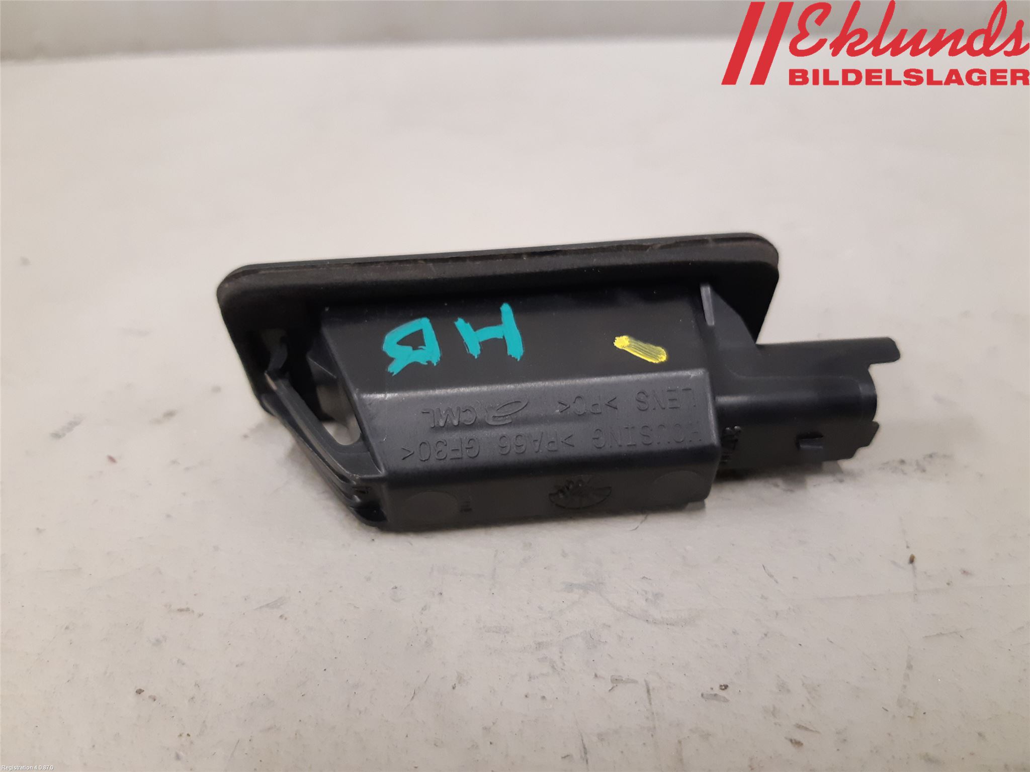 Peugeot 308 14-21 Skylt Belysning