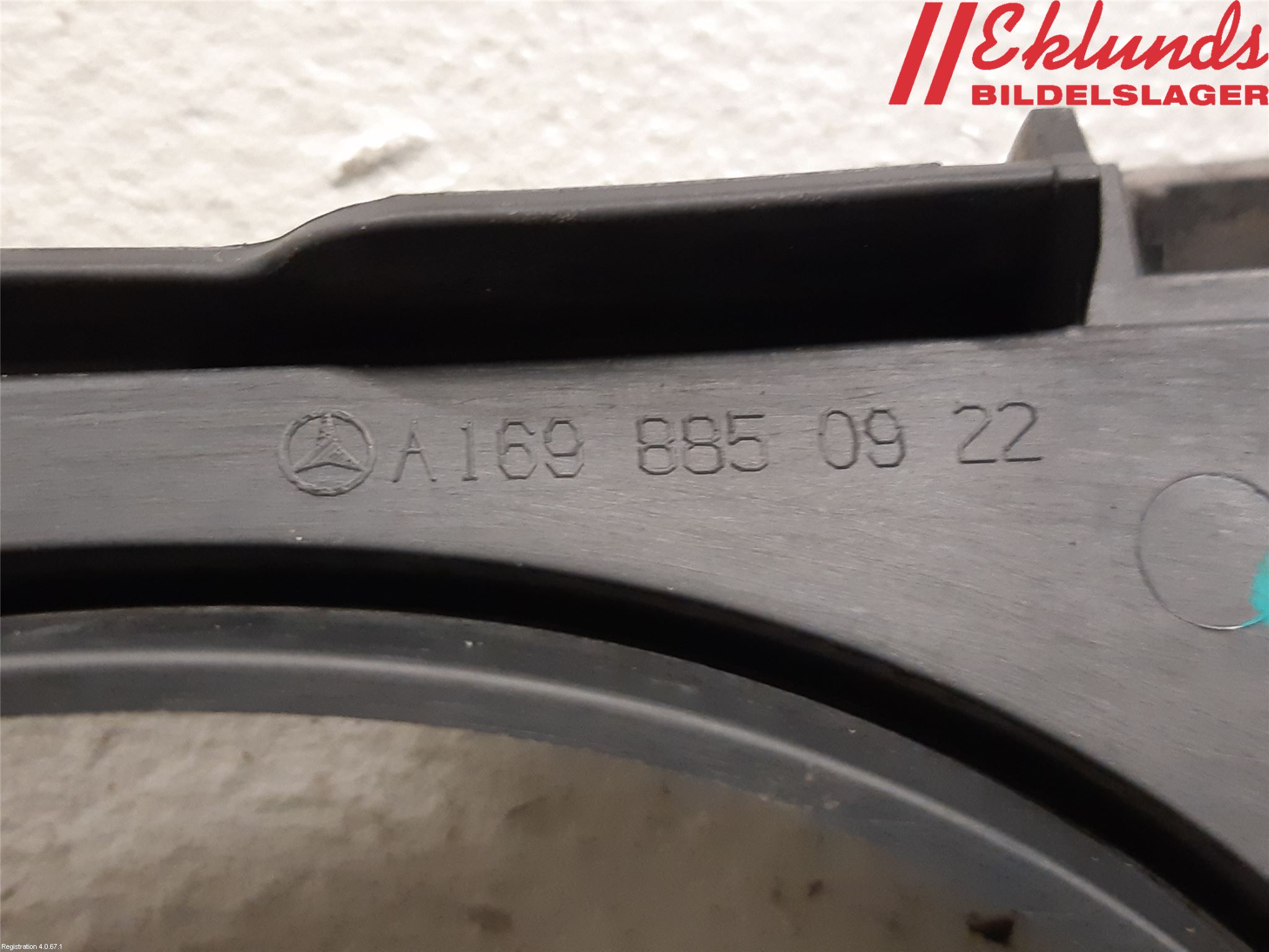 Mercedes-Benz MB A-KLASS (W169) 04-12 Dimljussarg Fram