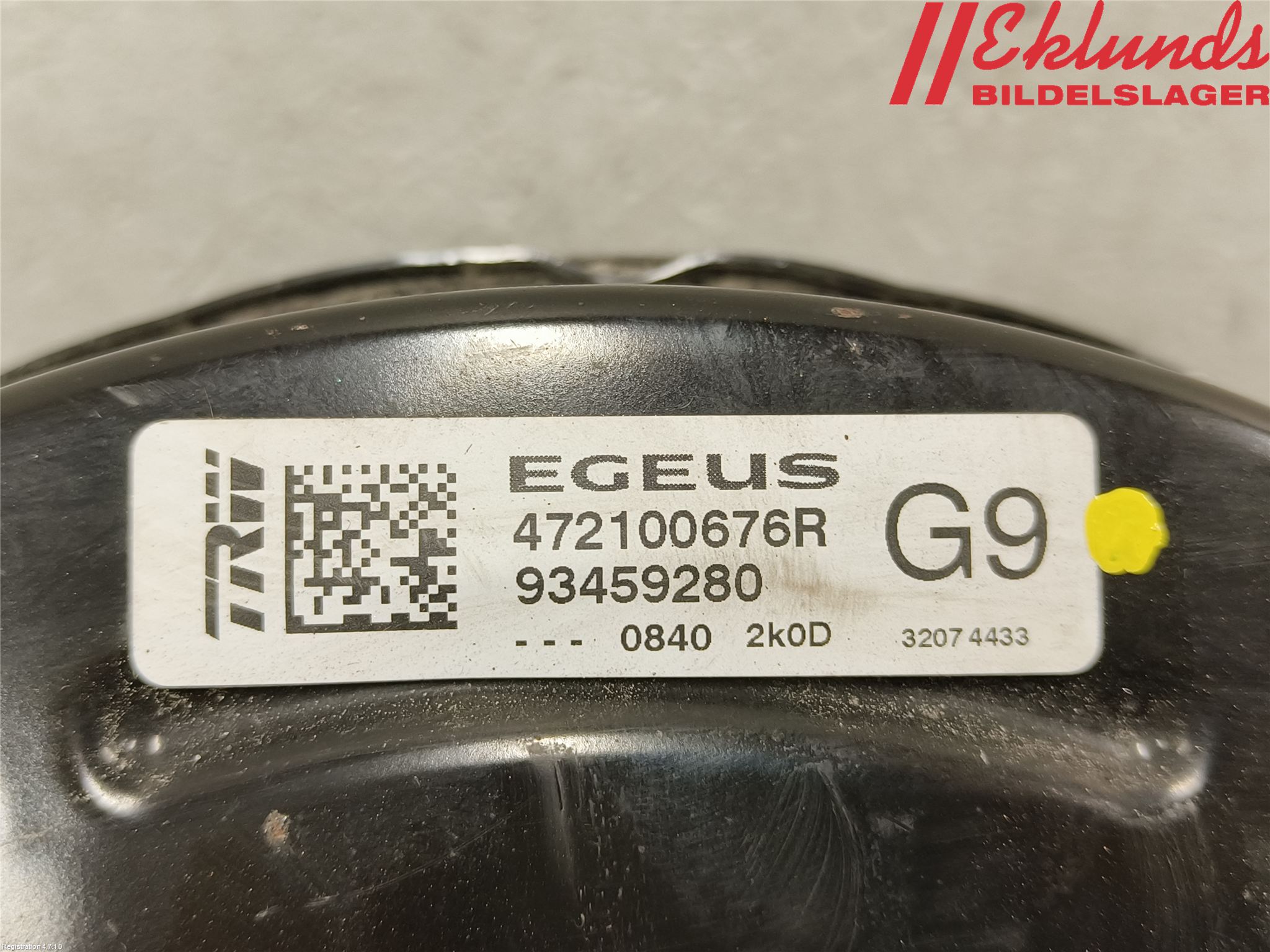 Renault TRAFIC/E-TECH 15- Bromsservo