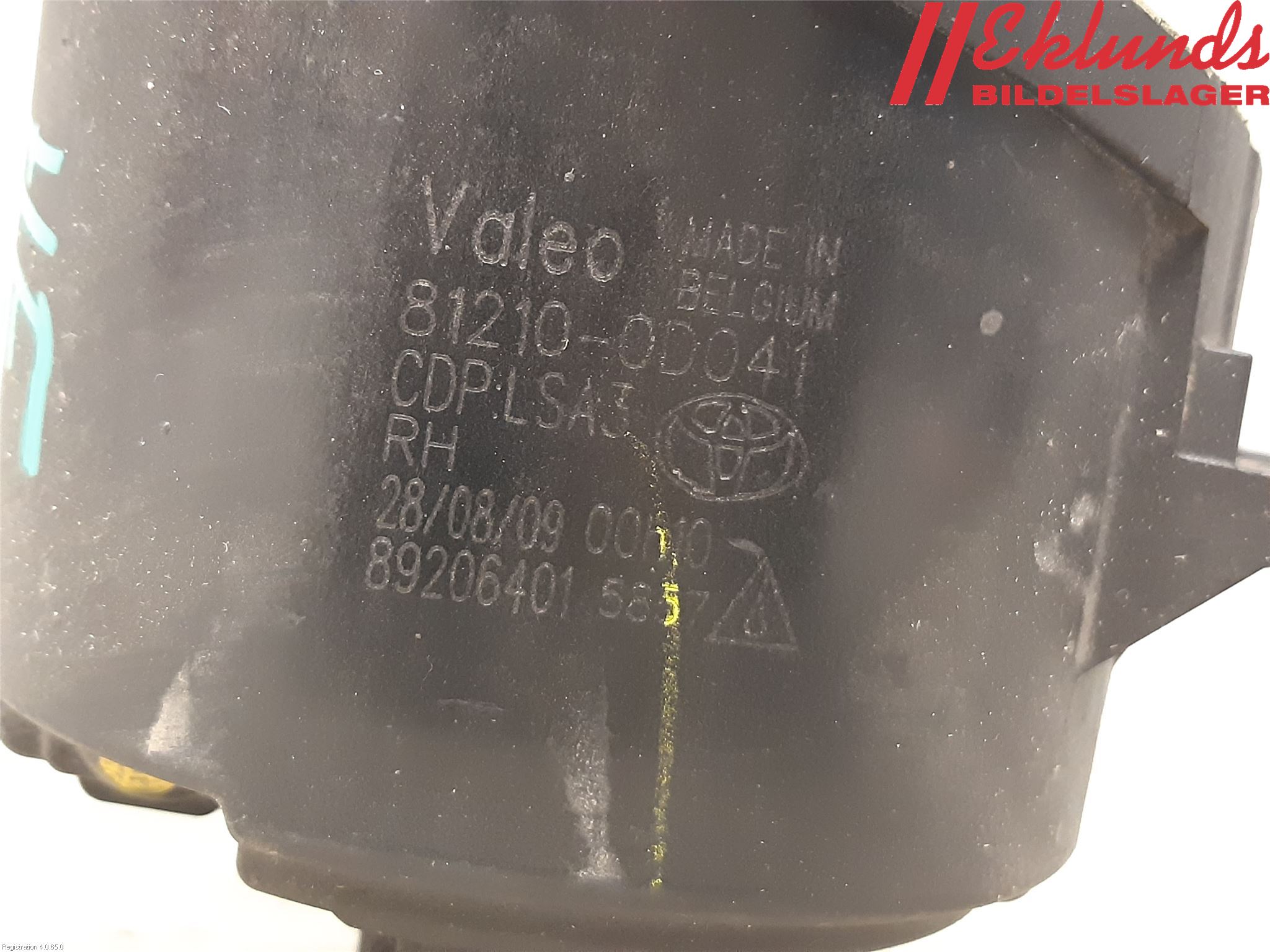 Toyota AVENSIS 09-15 Dimljus-Varselljus Fram