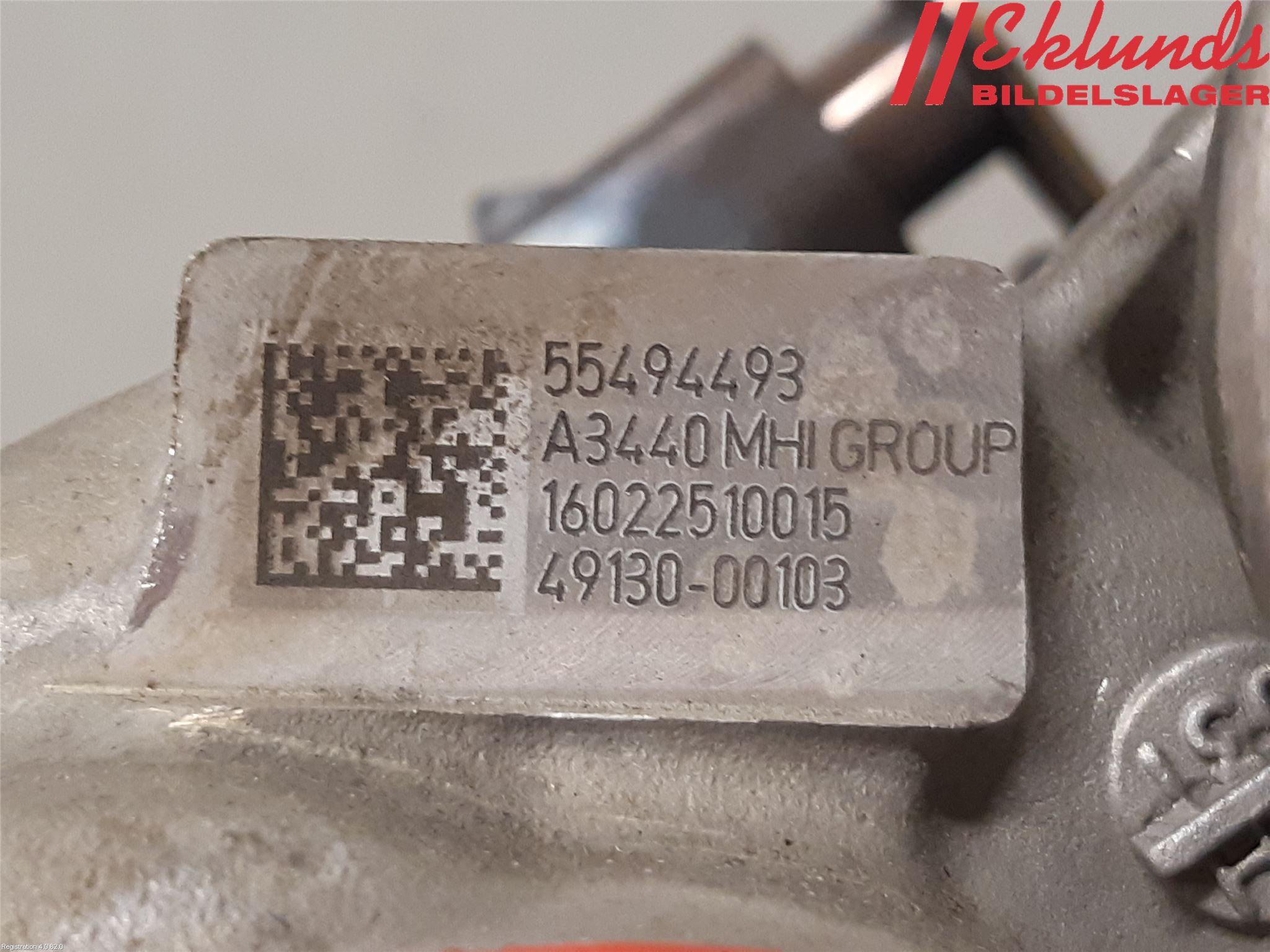 Opel ASTRA K 16-22 Turboaggregat