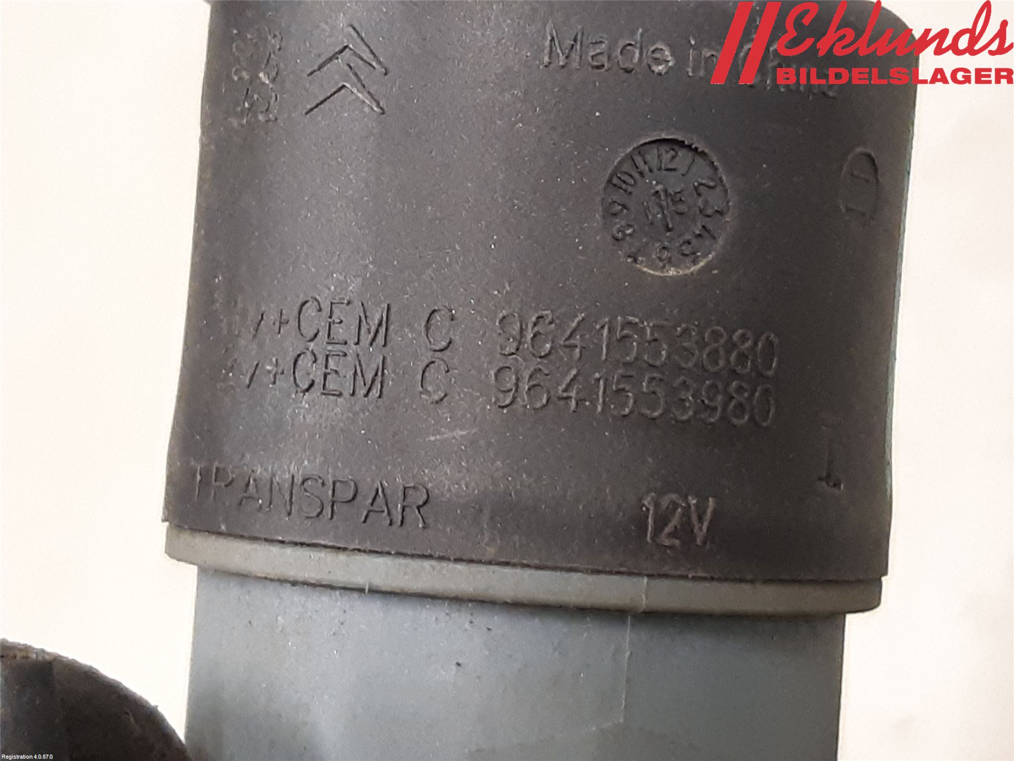 Dacia DUSTER 10-17 Spolarpump Vindruta