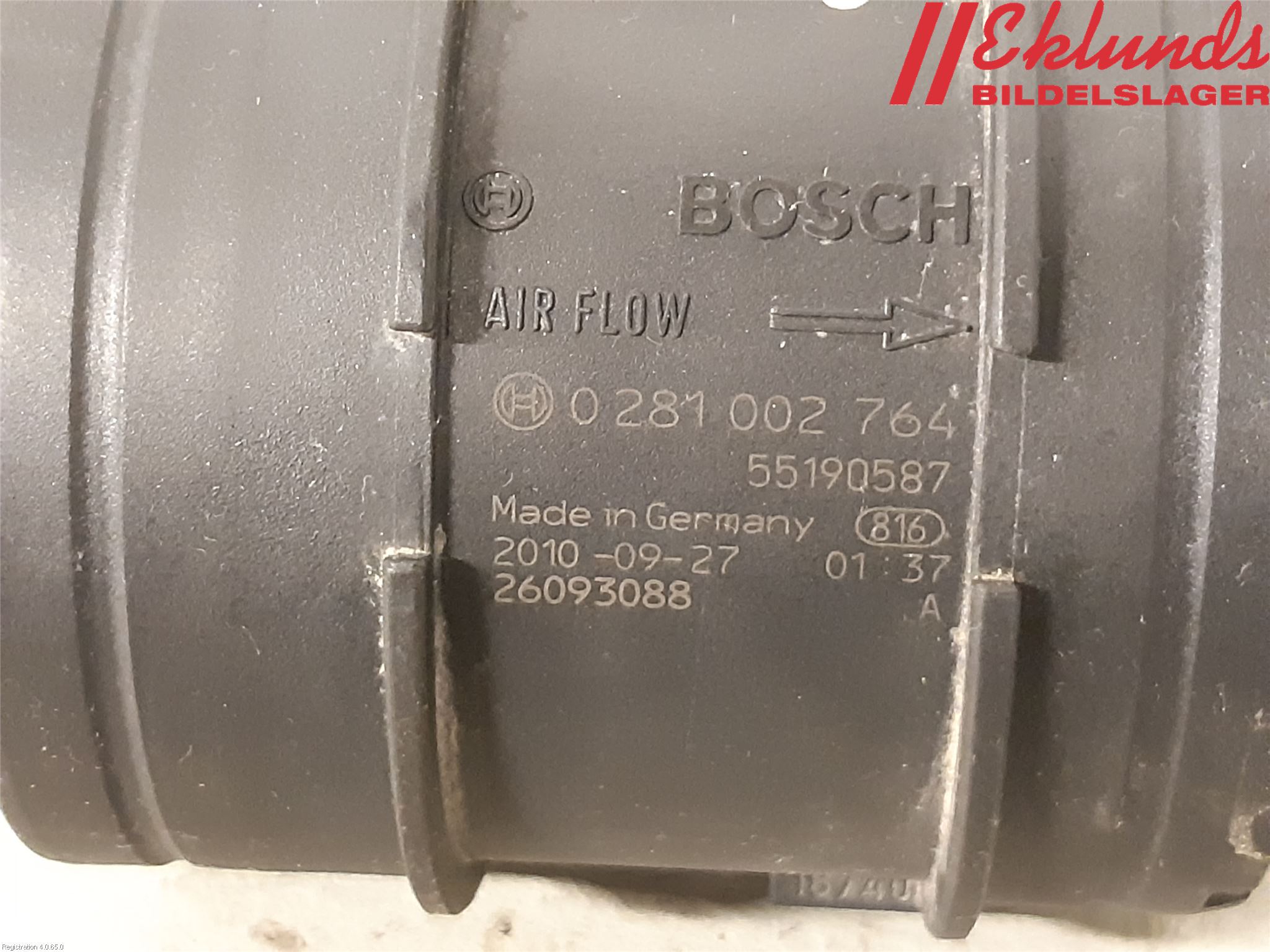 Saab 9-3 VER2/VER3 08-15 Injluftmassamätare