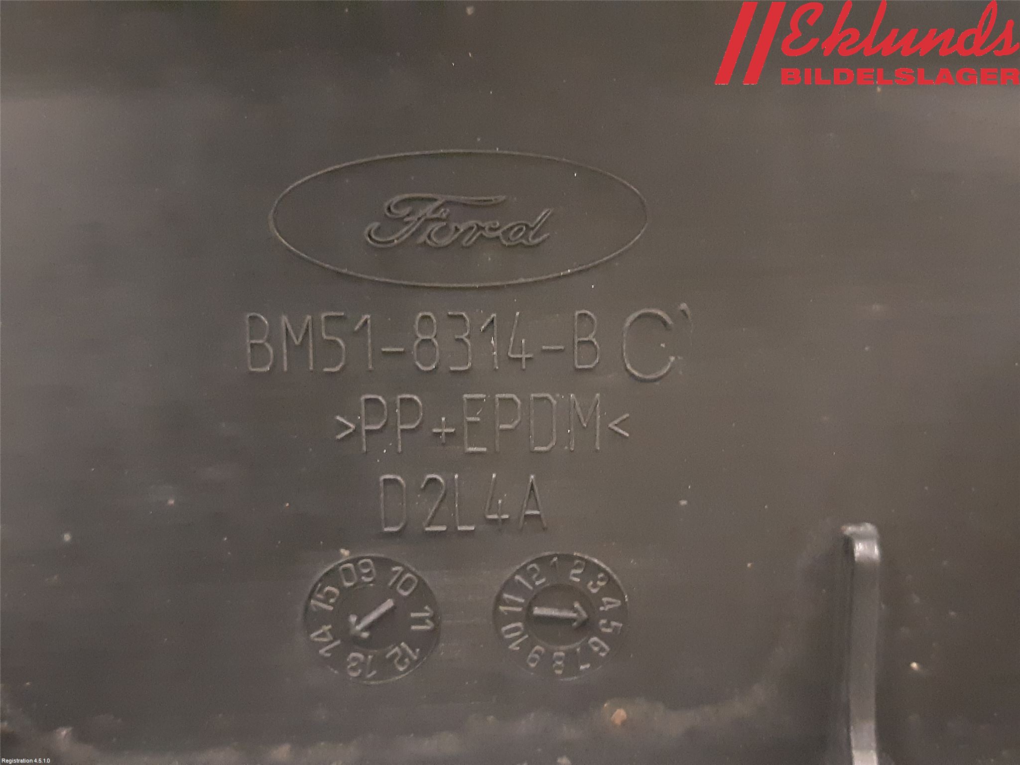 Ford FOCUS 11-14 Deflektor Plåt-Plast Kylning