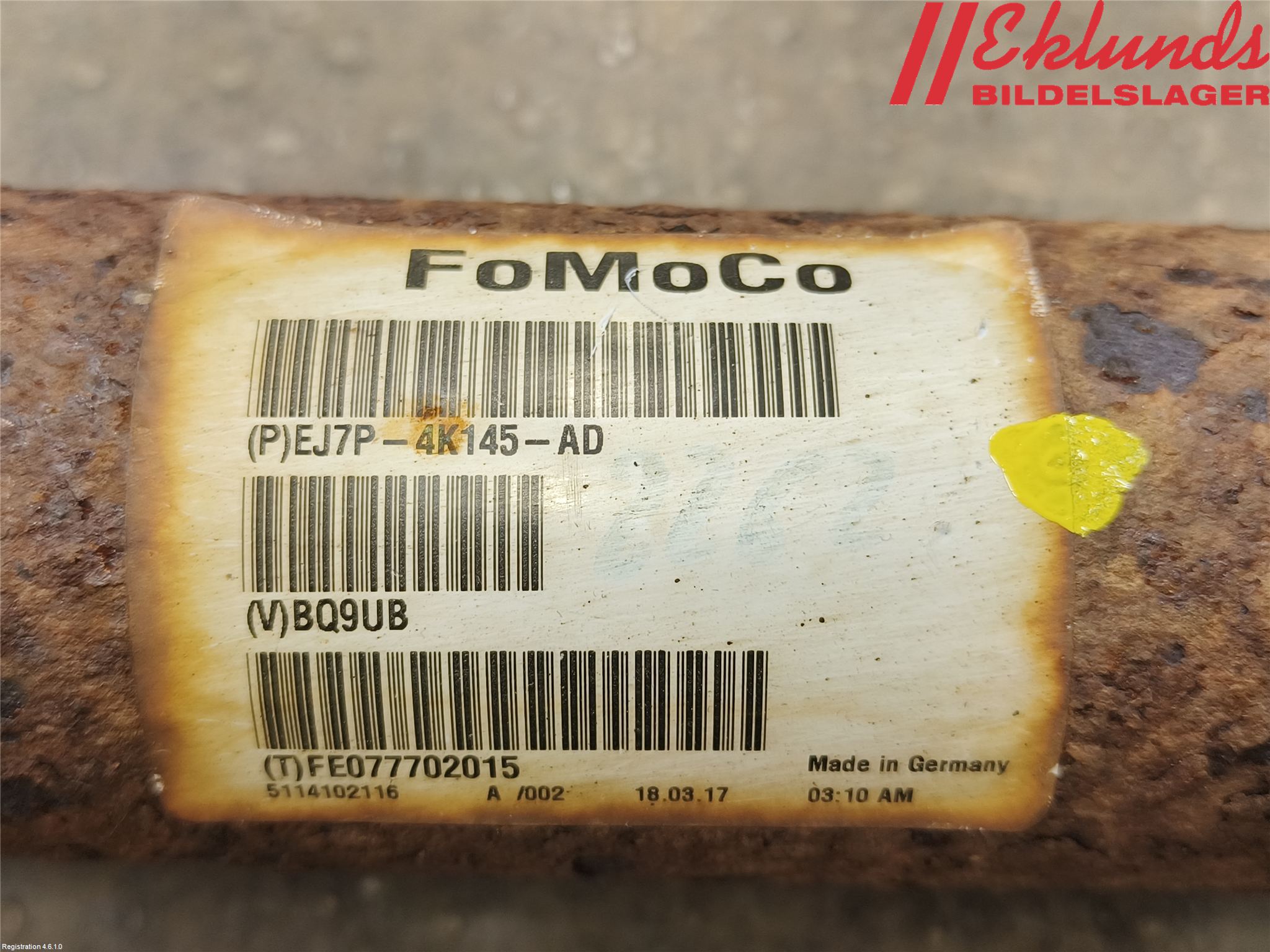 Ford KUGA 17-19 Mellanaxel Komp