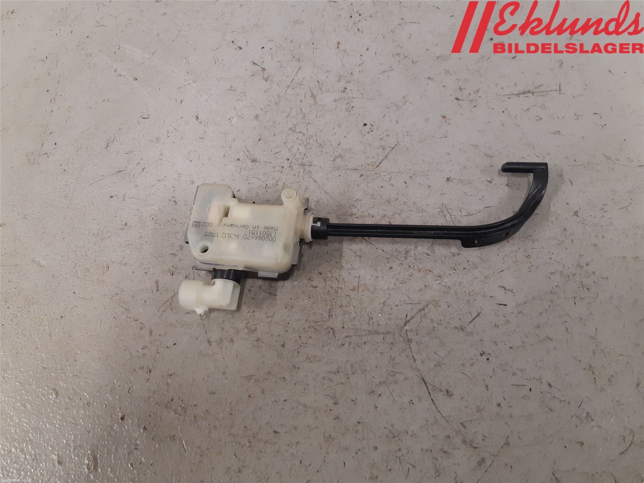 Opel INSIGNIA 09-16 Centrallåsmot Tanklucka