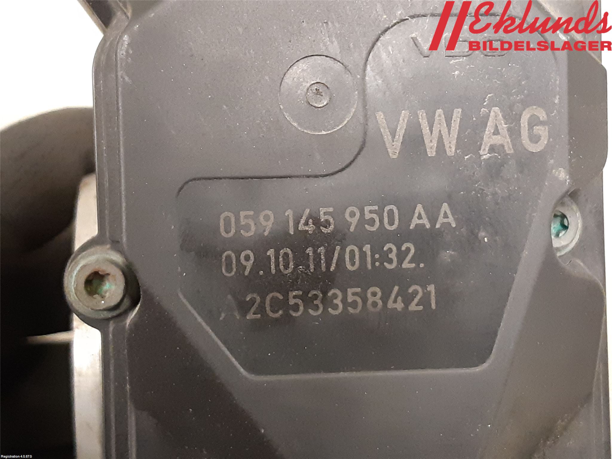 Audi A6/S6 4G 11-18 Injspjällhus