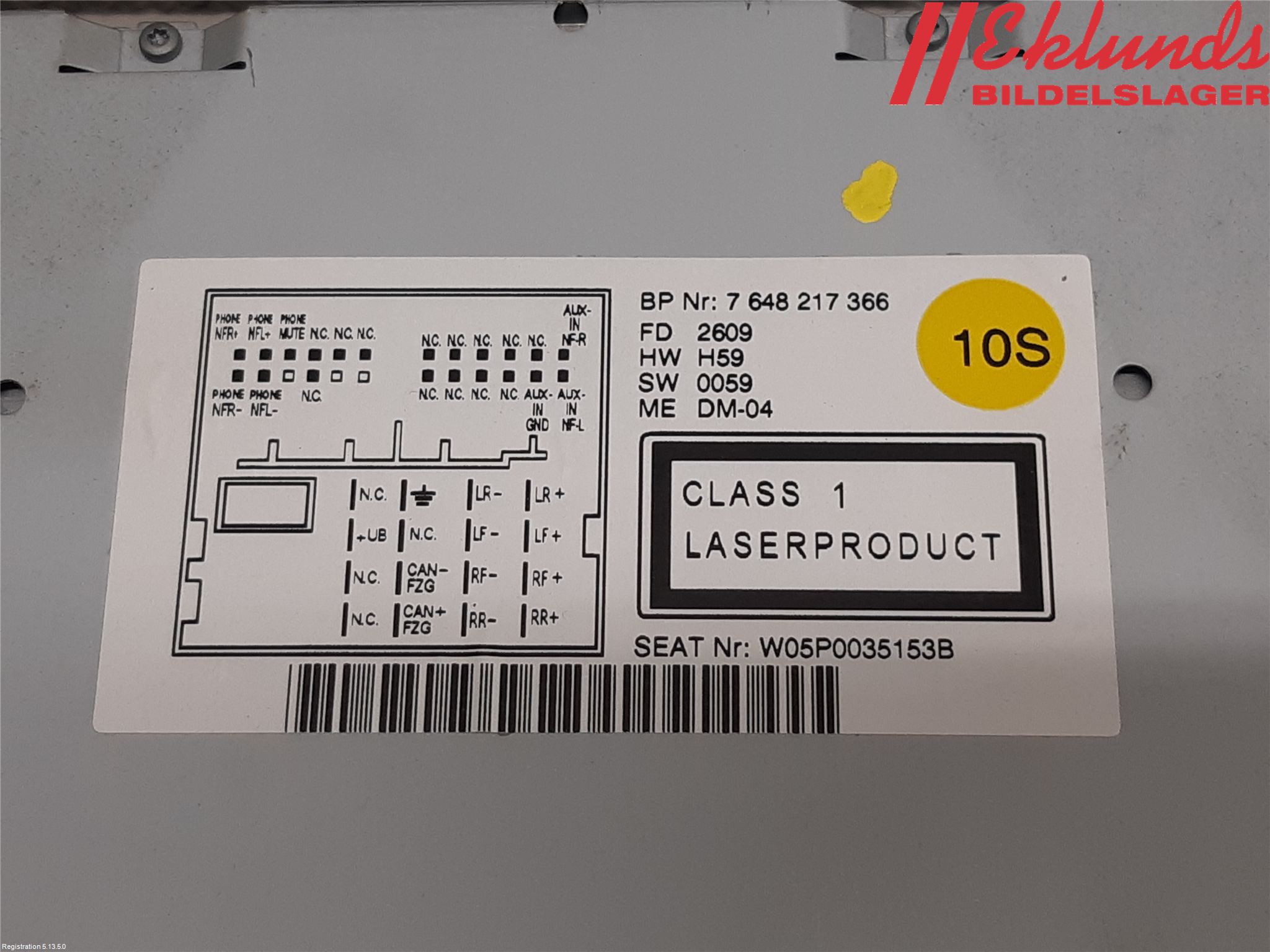 Seat ALTEA Cd Radio - Multimediapanel