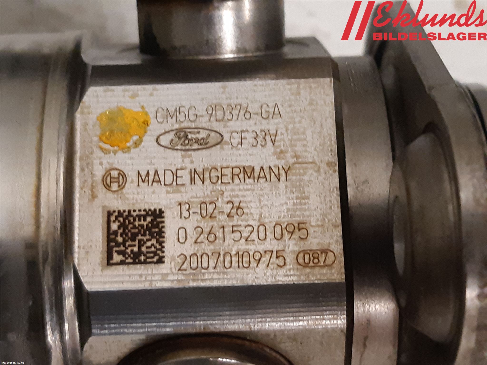 Ford FIESTA 13-17 Bränslepump Mek