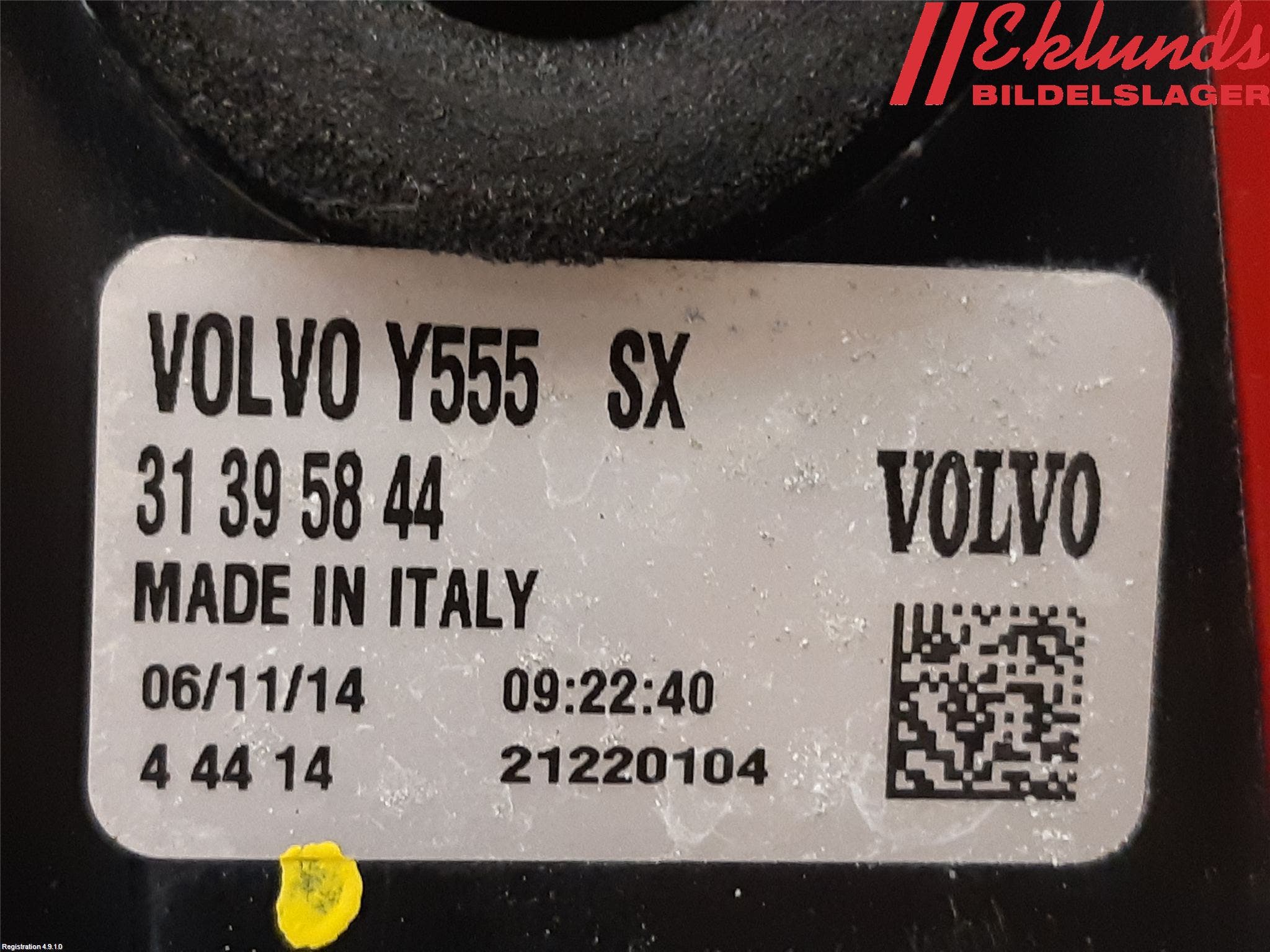 Volvo V40 12-19 Bakljus Vänster