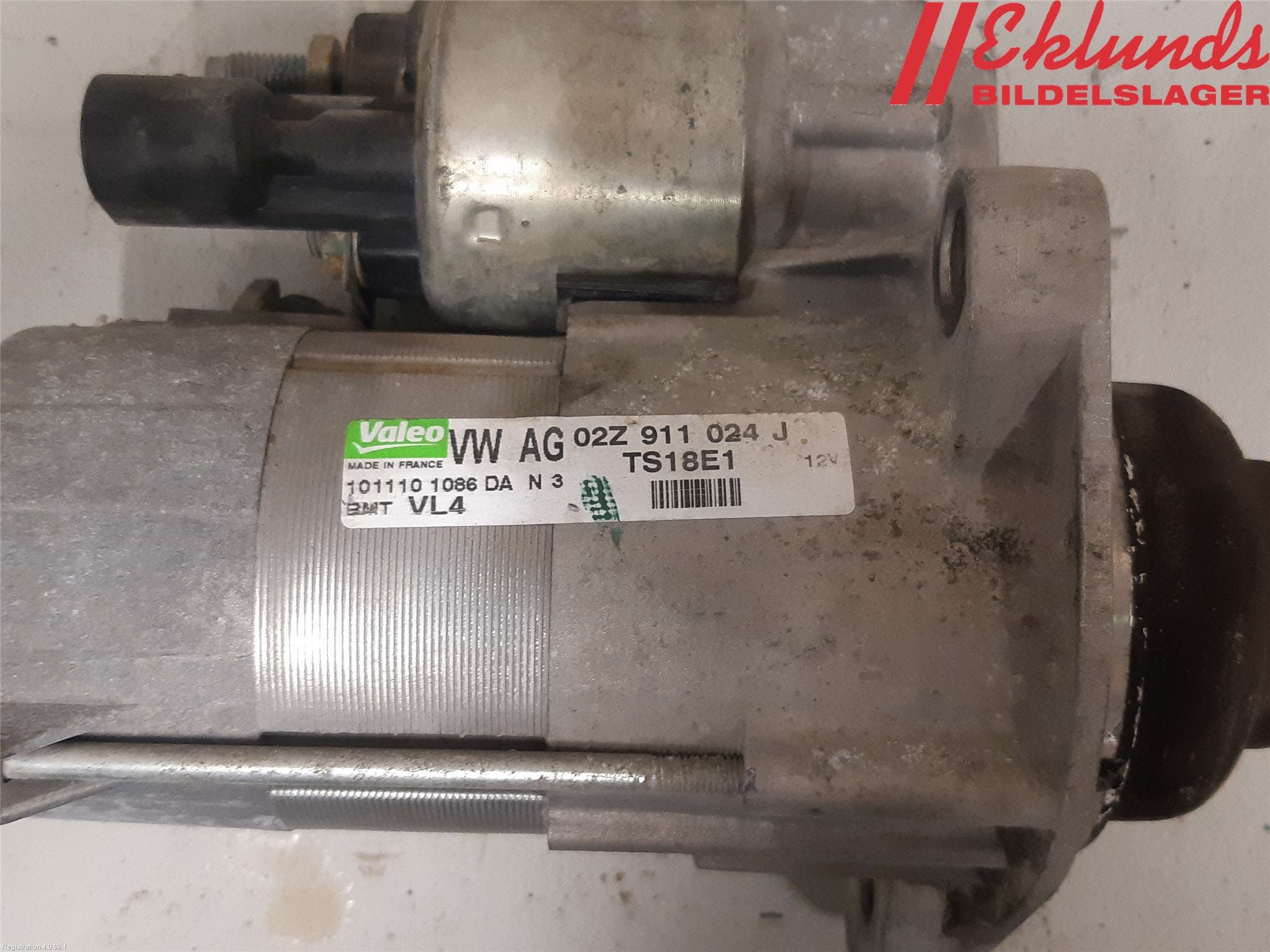 Volkswagen VW CADDY 04-10 Startmotor Diesel