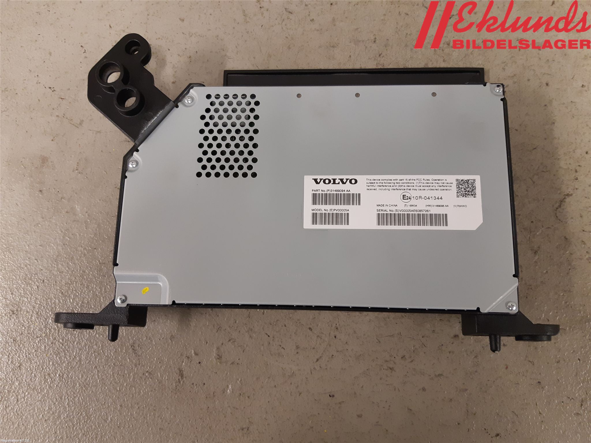 Volvo XC90/RECHARGE 16- Radio-Stereo Förstärkare