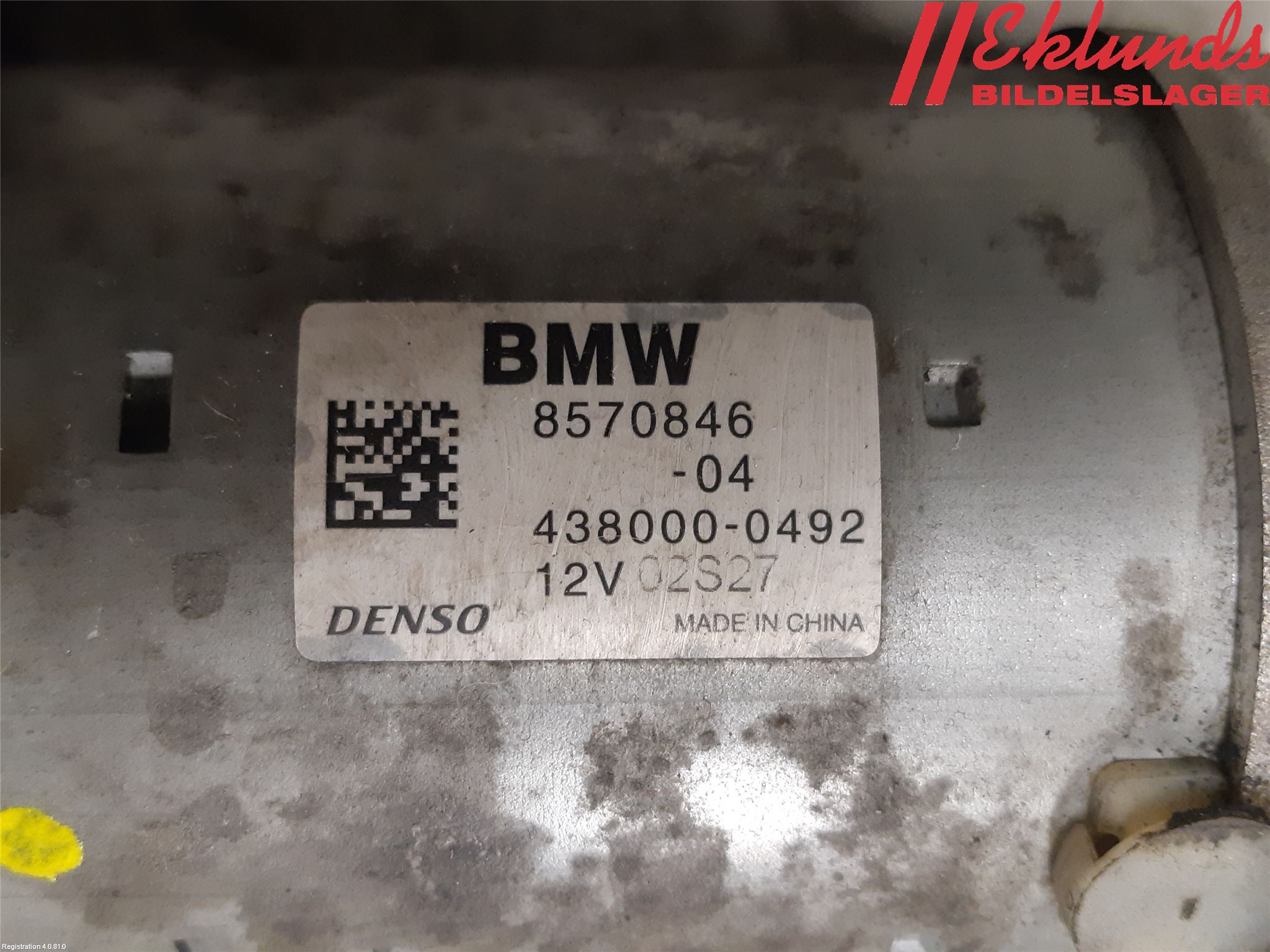BMW 5 F10/F11/F18 09-17 Startmotor Diesel
