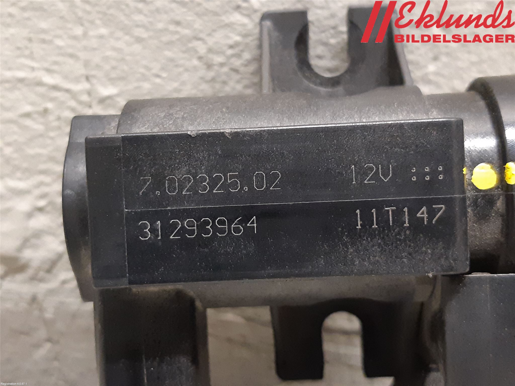 Volvo V60 11-13 Vakuumventil