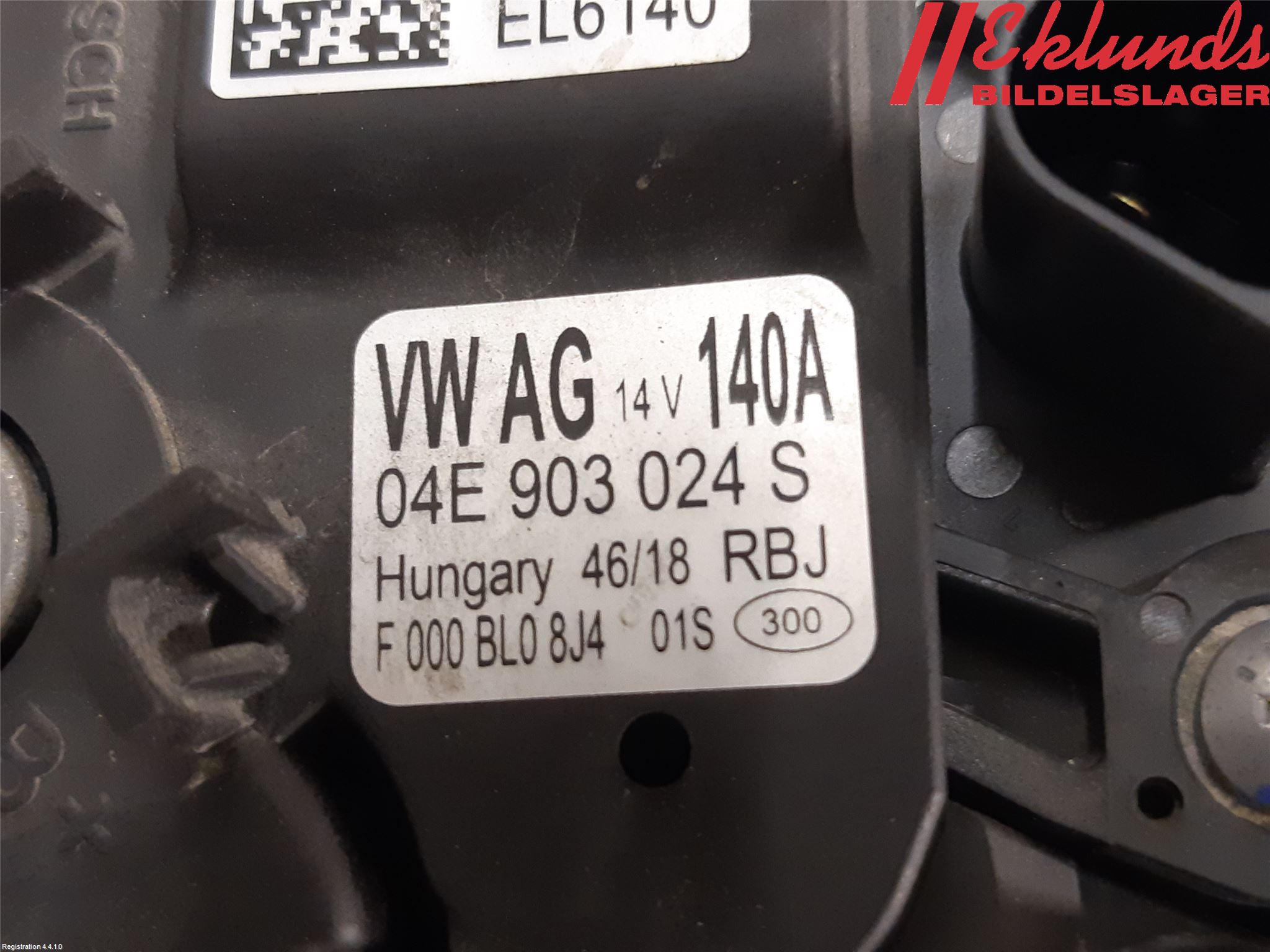 Volkswagen VW GOLF / E-GOLF VII 13-20 Generator
