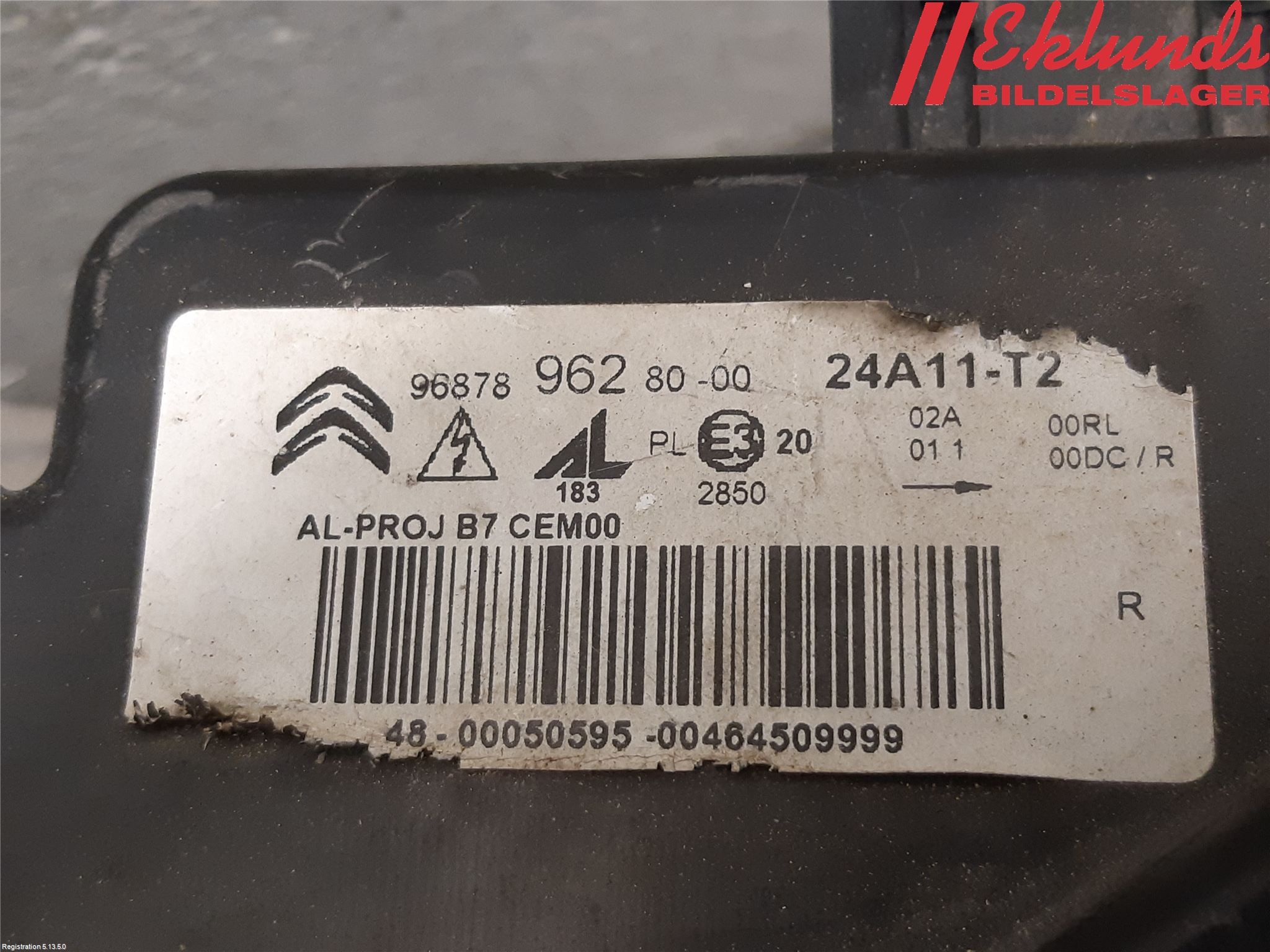 Citroen C4 II 11-18 Strålkastare Vänster
