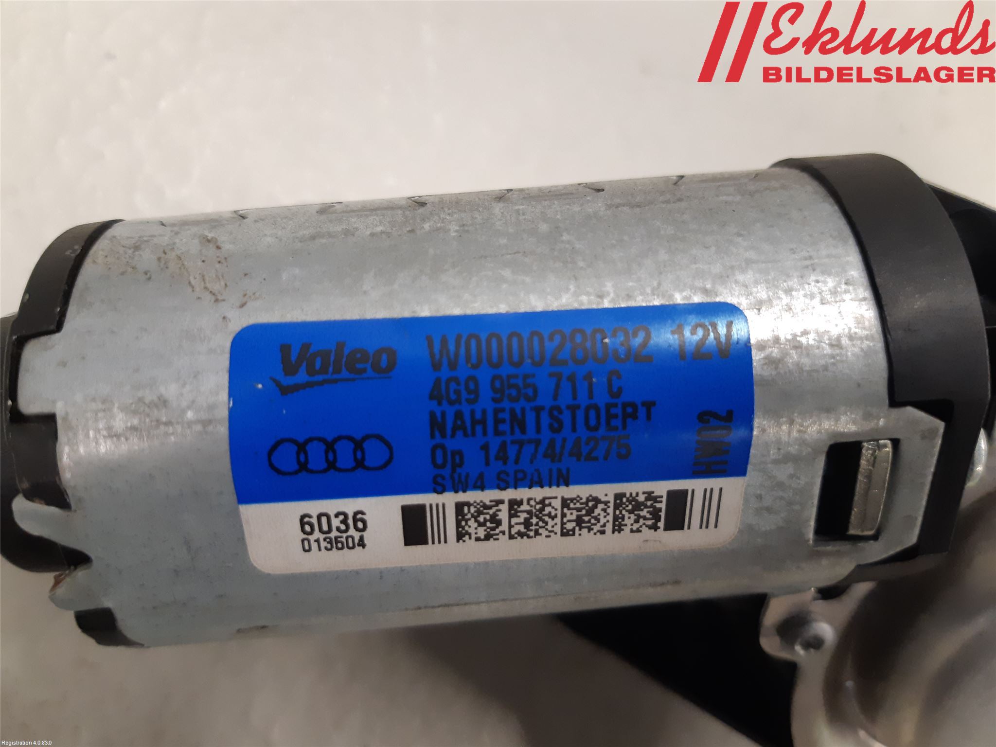 Audi A6/S6 4G 11-18 Torkarmotor Baklucka