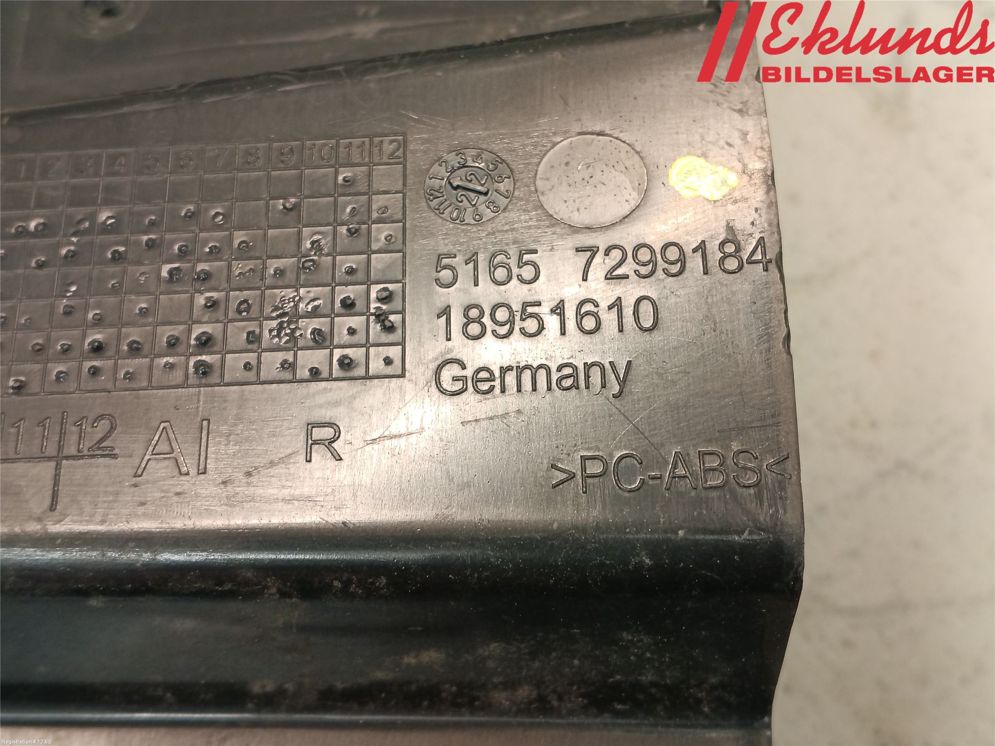 BMW i3 I01 13-22 Skärmfäste Fram Hö