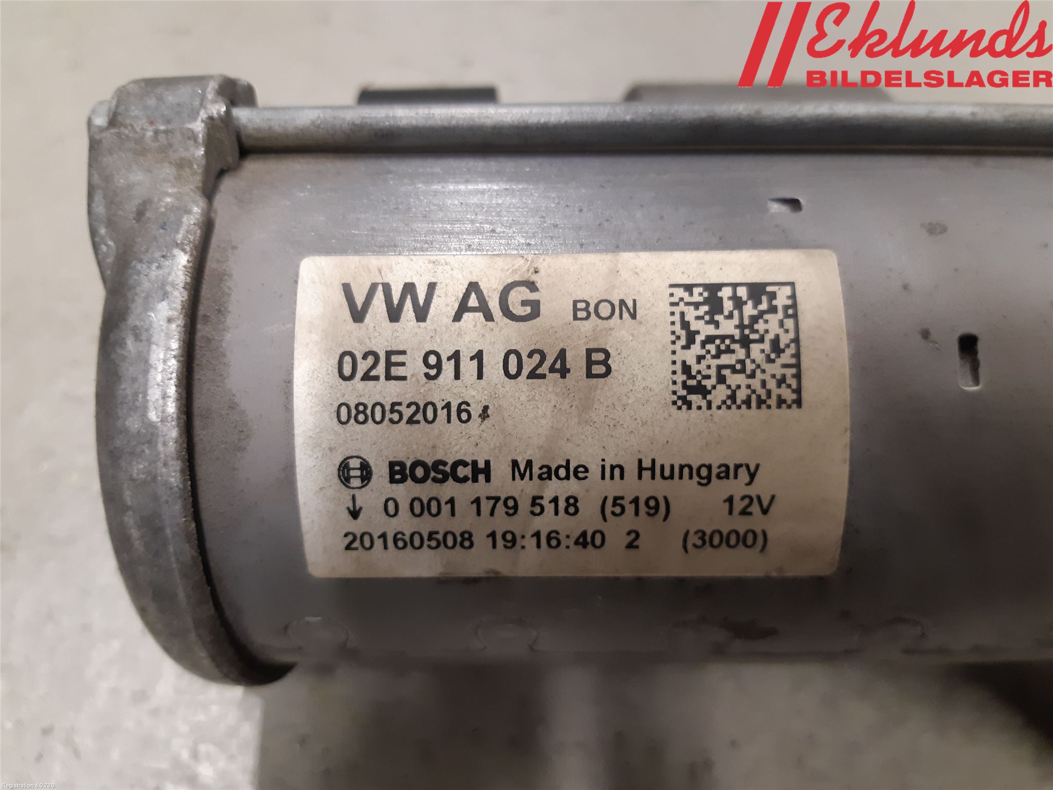 Volkswagen VW GOLF / E-GOLF VII 13-20 Startmotor