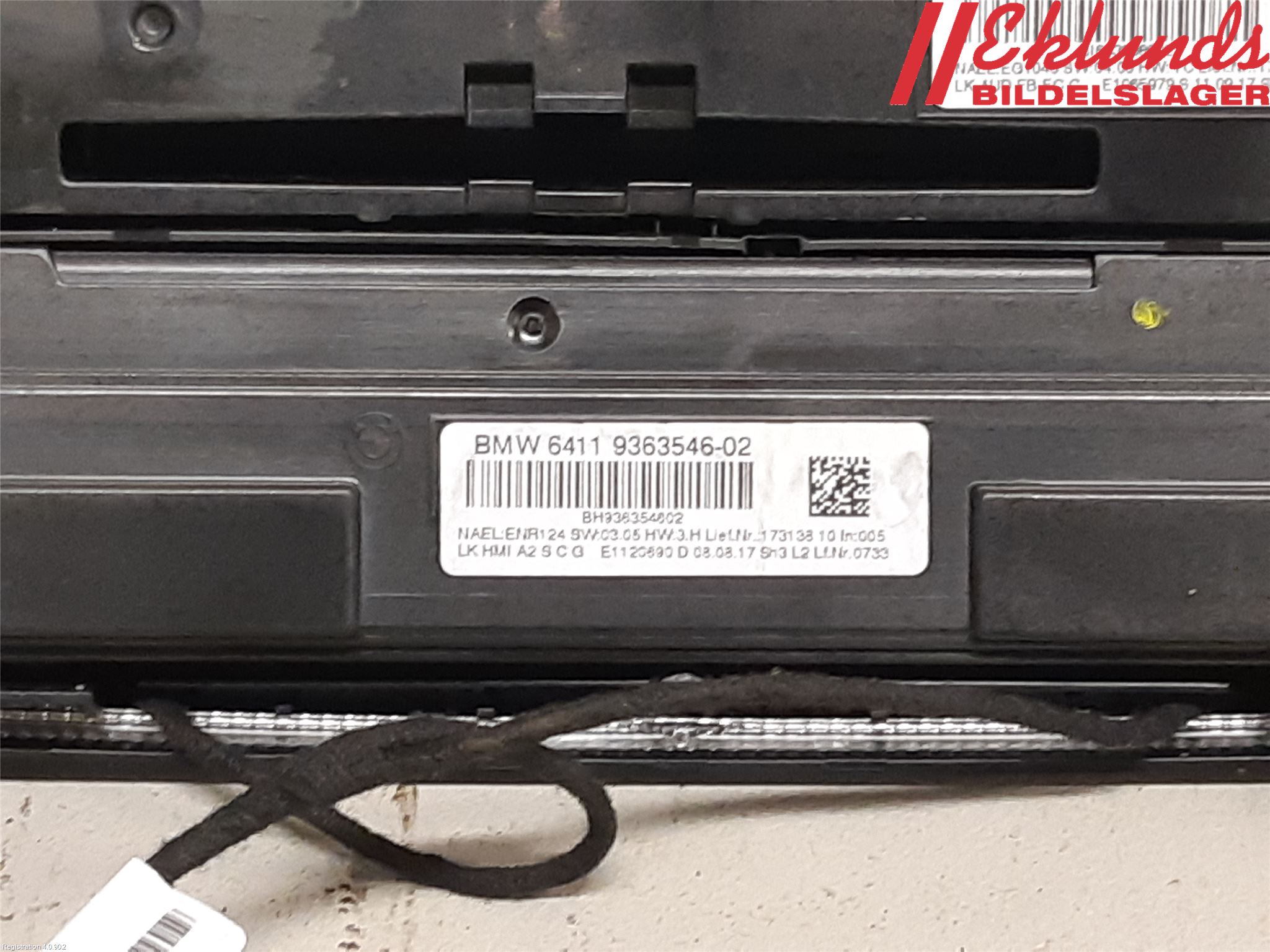 BMW 3 F30/F31/F80 12-19 Strömställare Ac