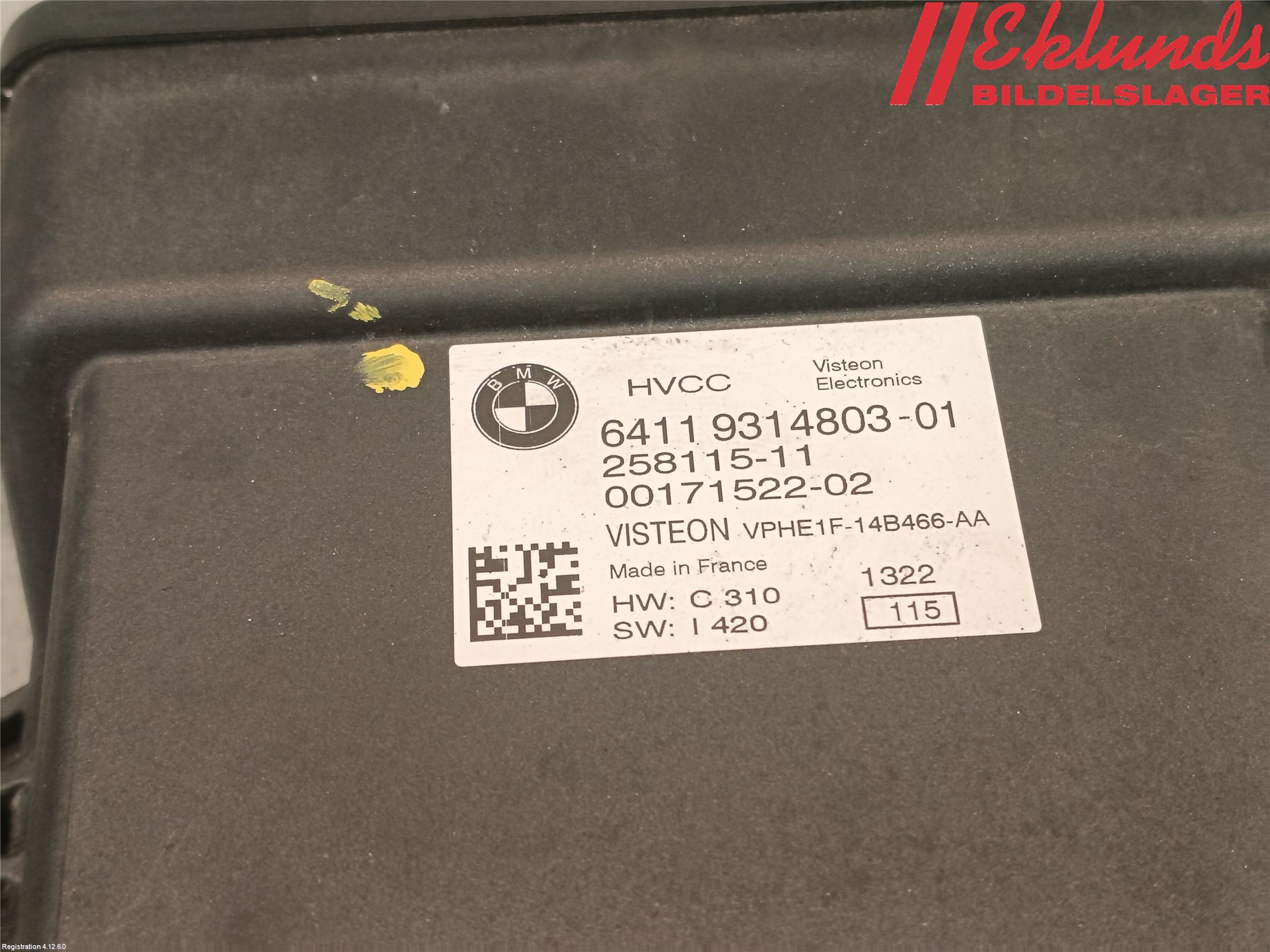 BMW i3 I01 13-22 Styrenhet Övrigt