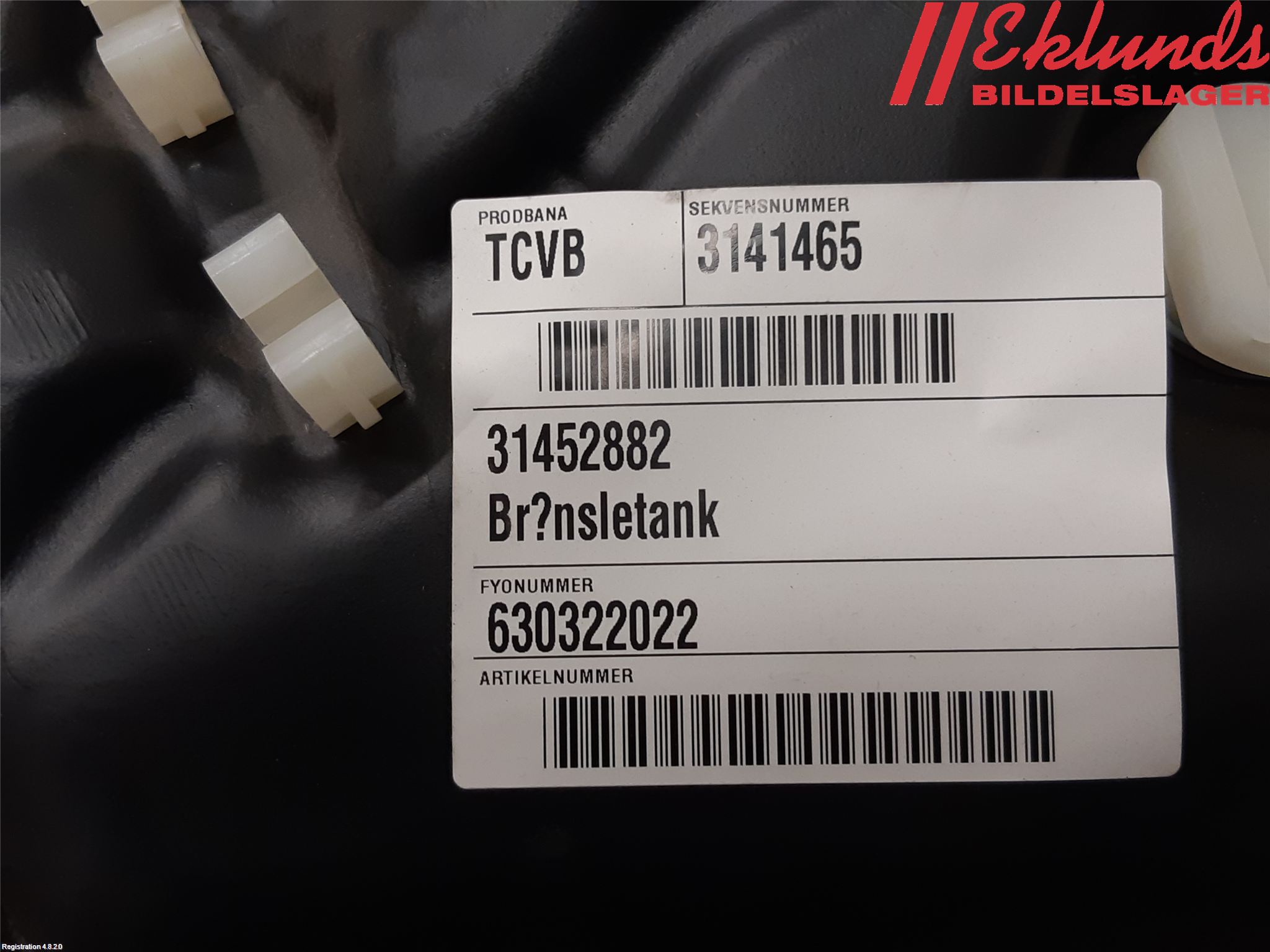 Volvo XC90/RECHARGE 16- Bränsletank