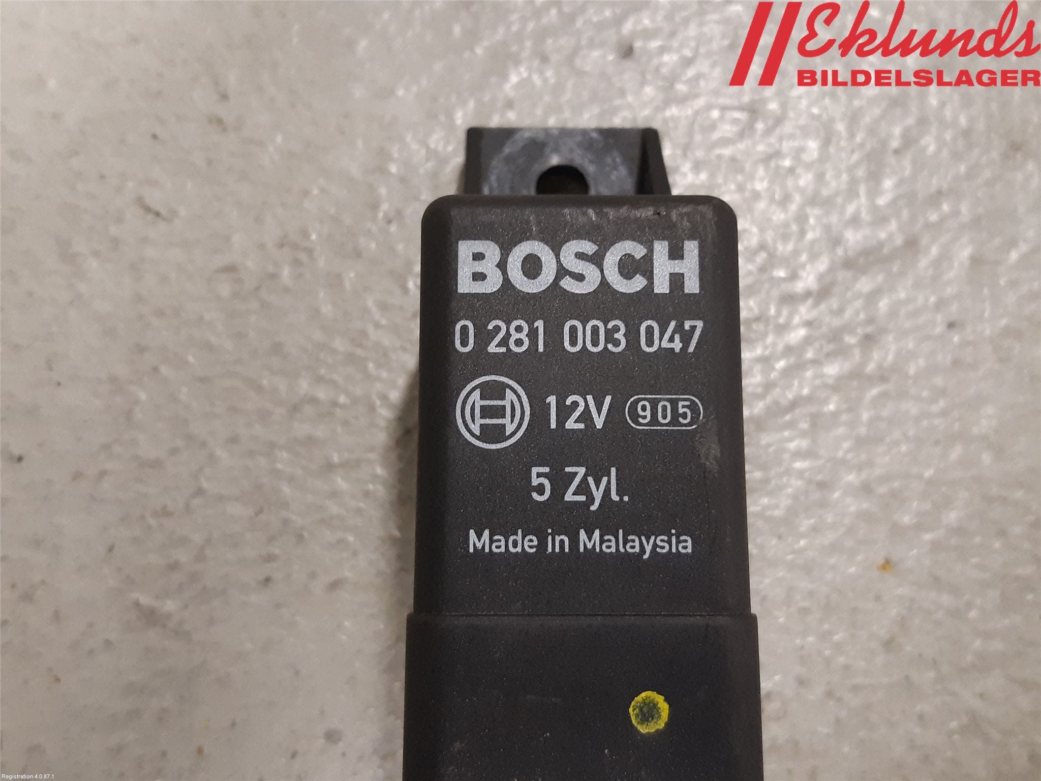 Volvo V70 08-13 Relä Glödning Diesel