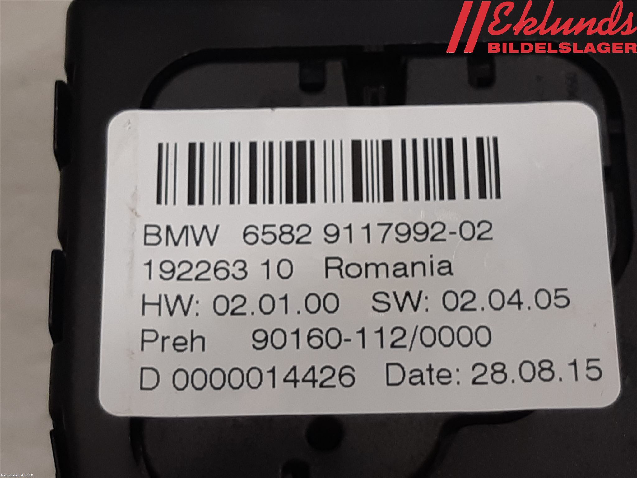 BMW 7 G11/G12 15-22 Strömställare Multifunktion